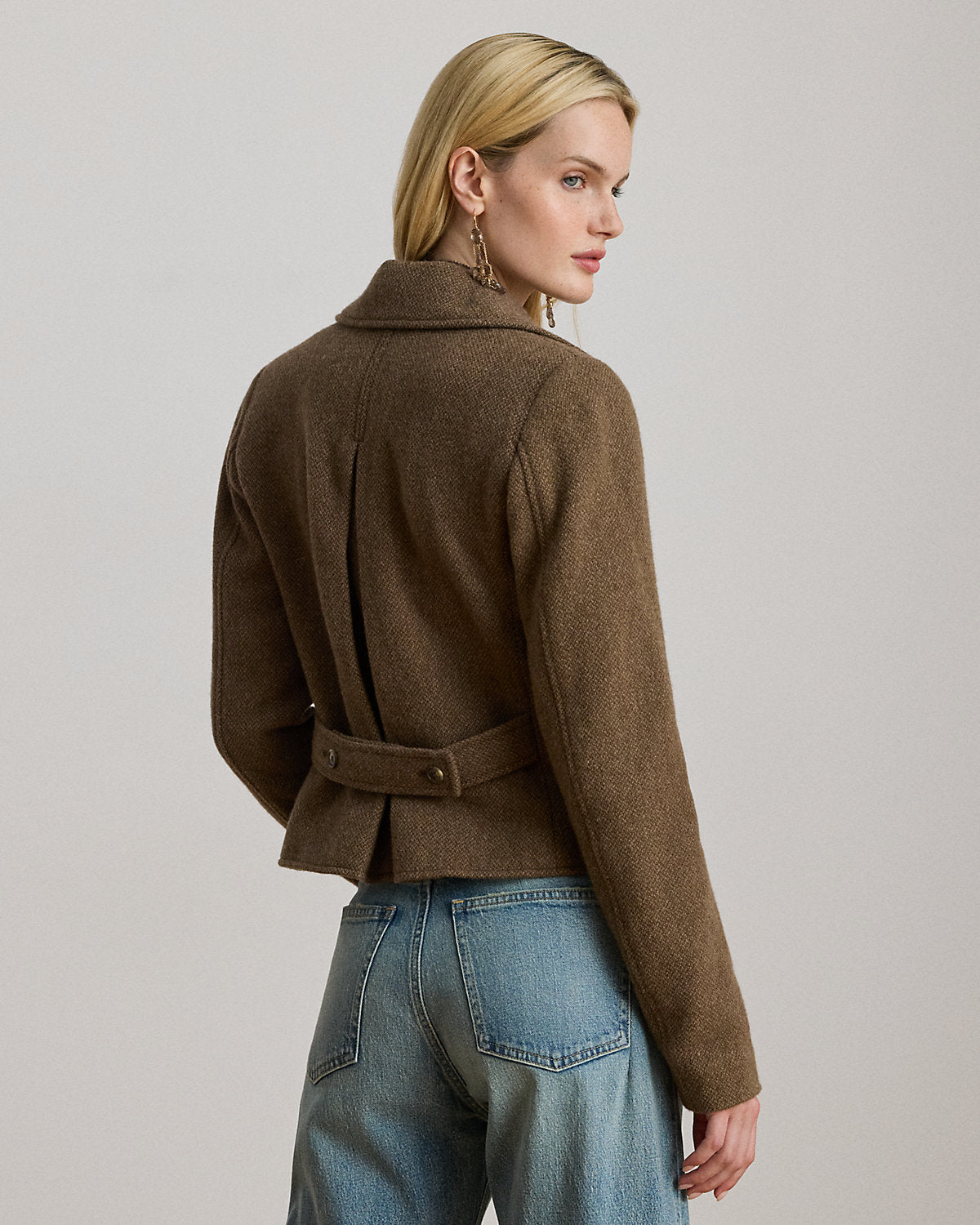 Ralph Lauren DoubleBreasted Herringbone Coat