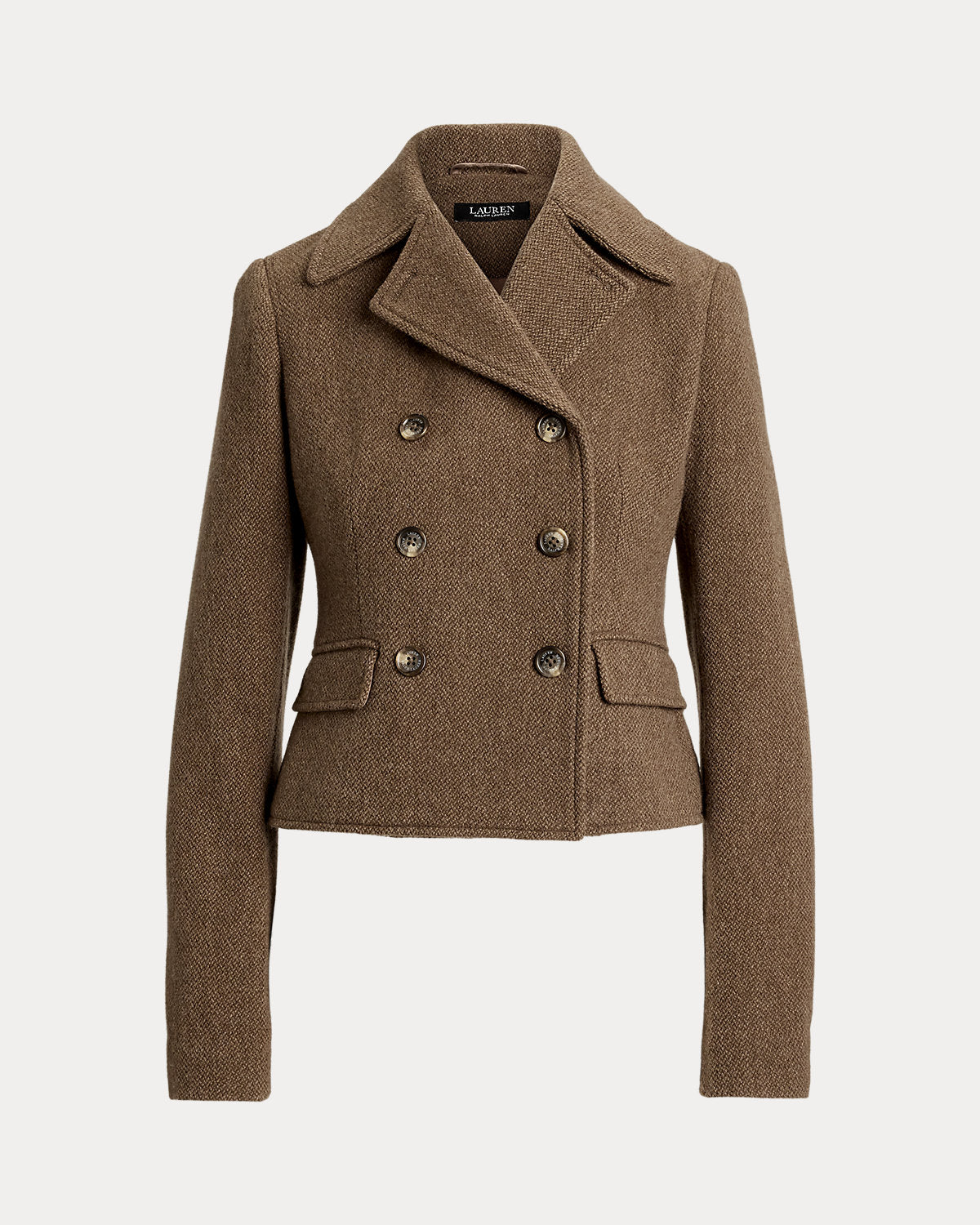 Ralph Lauren DoubleBreasted Herringbone Coat