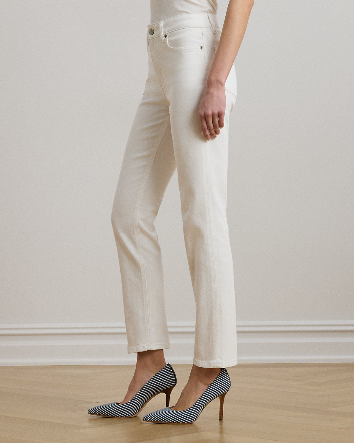 Ralph Lauren HighRise Straight Ankle Jean