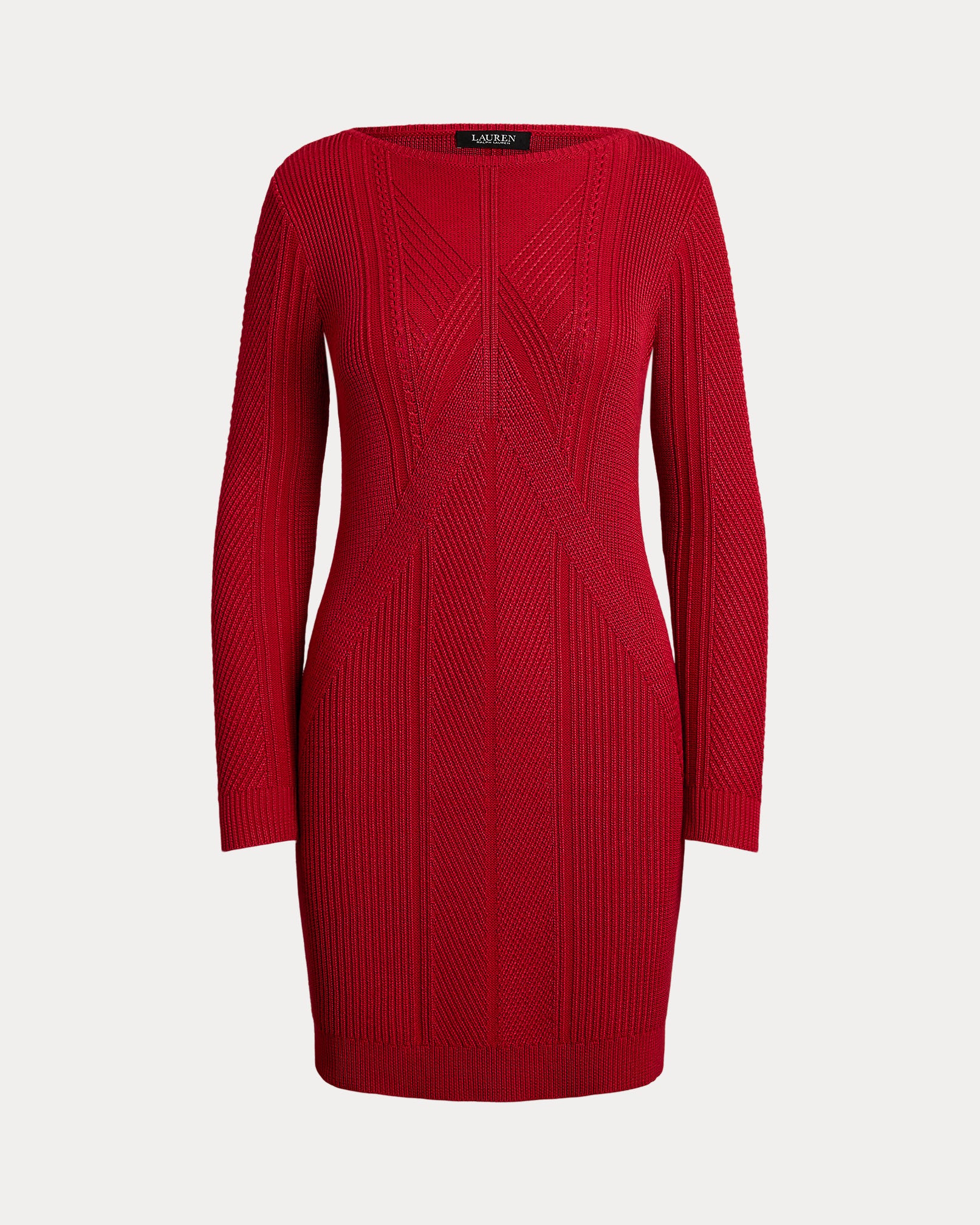 Ralph Lauren Pointelle CottonBlend Sweater Dress