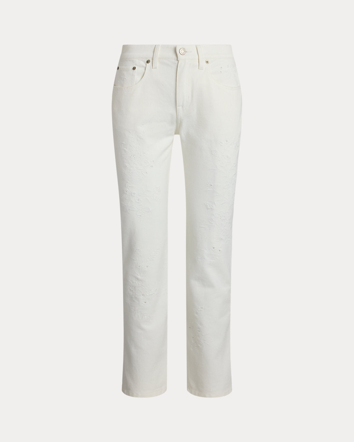 Ralph Lauren Embroidered Relaxed Tapered Jean
