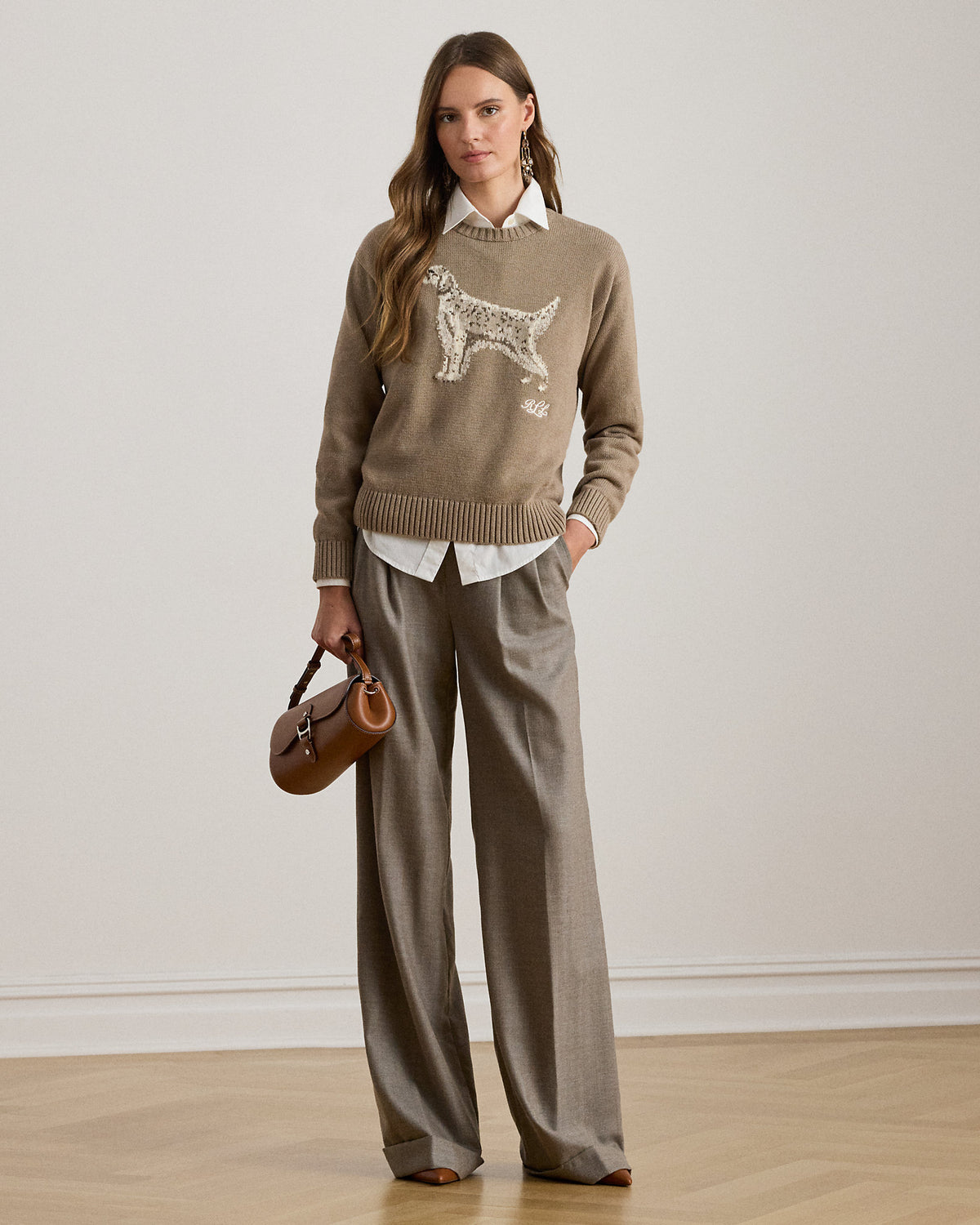 Ralph Lauren IntarsiaKnit English Setter Sweater