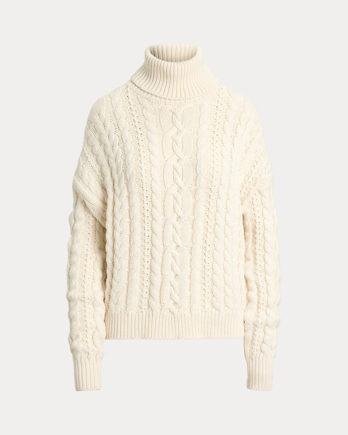 Ralph Lauren CableKnit Turtleneck Sweater