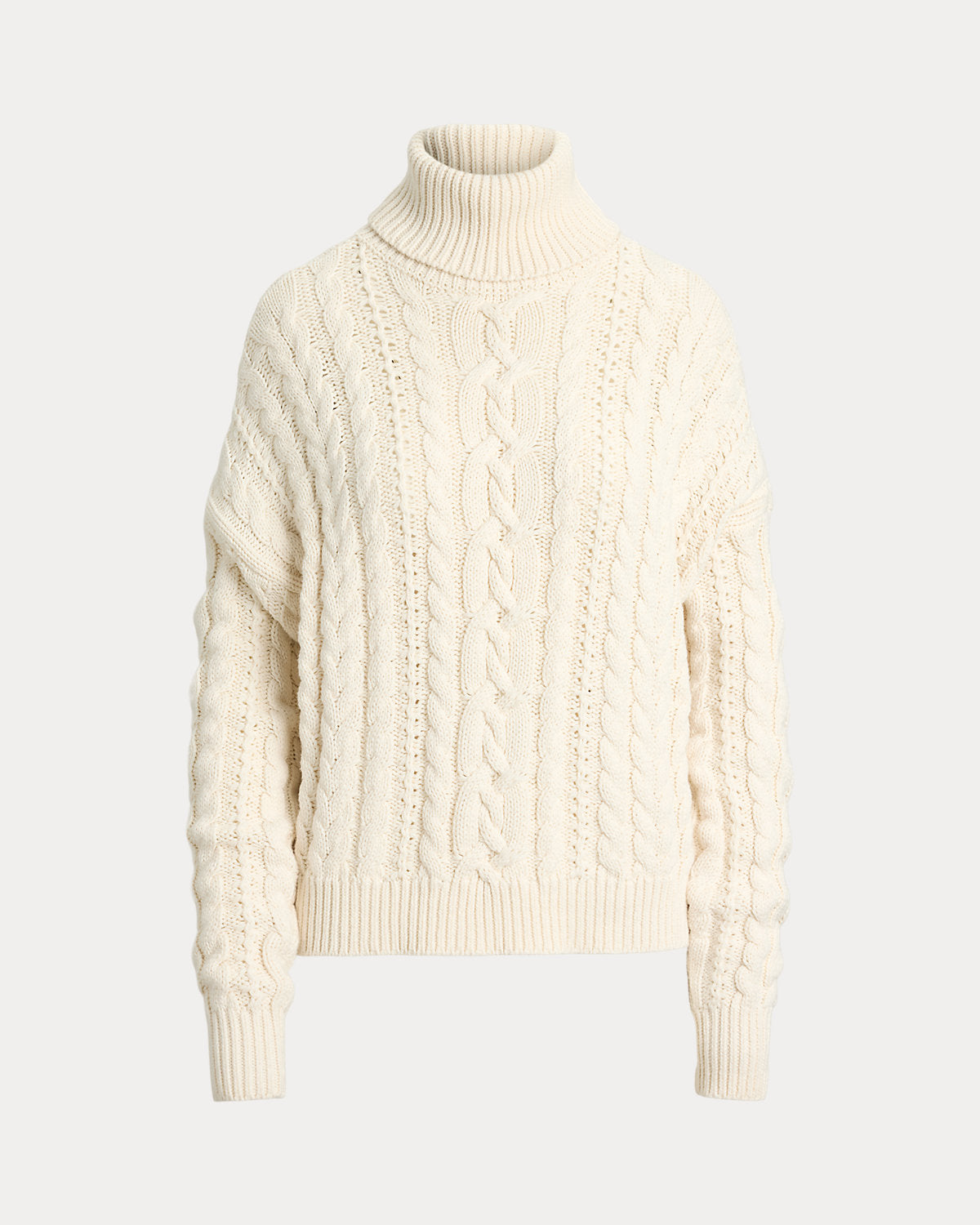 Ralph Lauren CableKnit Turtleneck Sweater