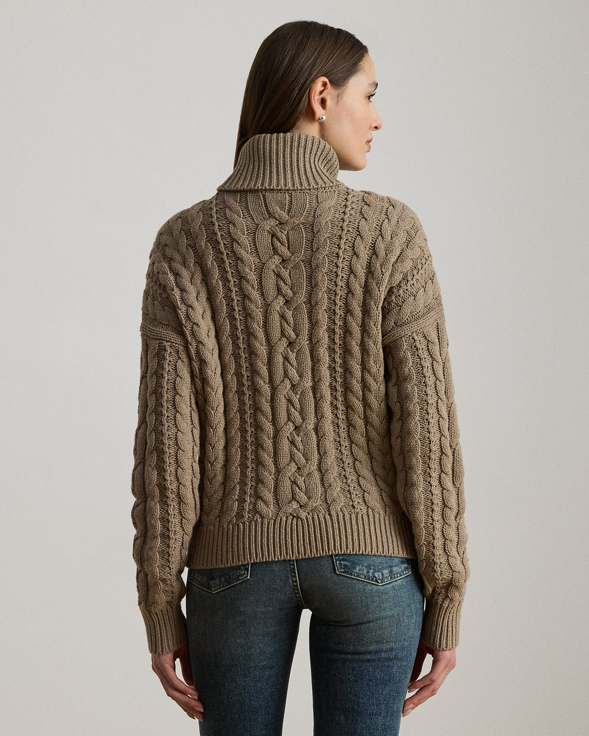 Ralph Lauren CableKnit Turtleneck Sweater