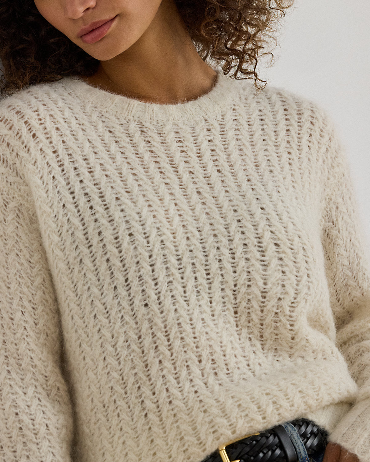Ralph Lauren Herringbone Oversize Sweater
