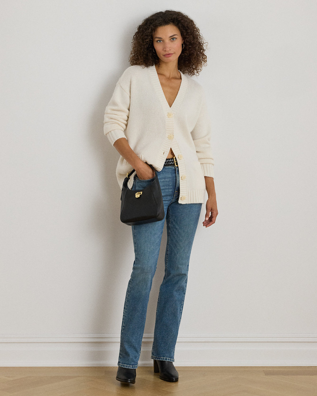 Ralph Lauren WoolBlend VNeck Cardigan