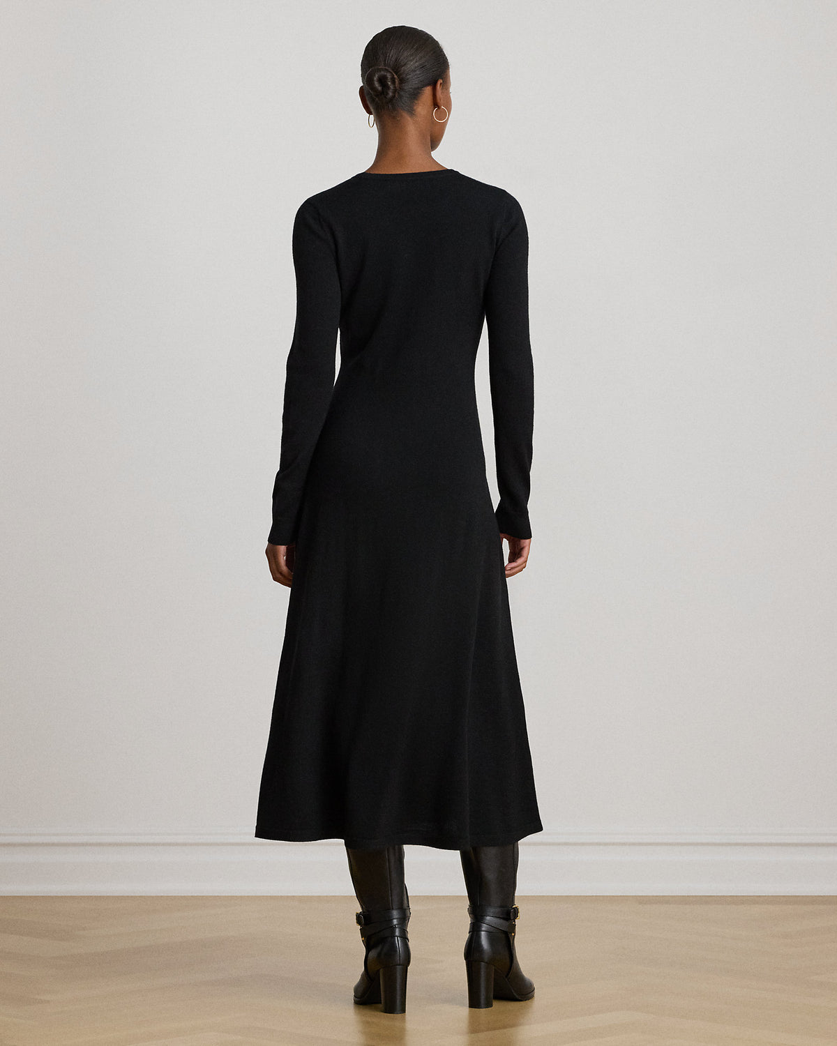 Ralph Lauren Wool Crewneck Sweater Dress