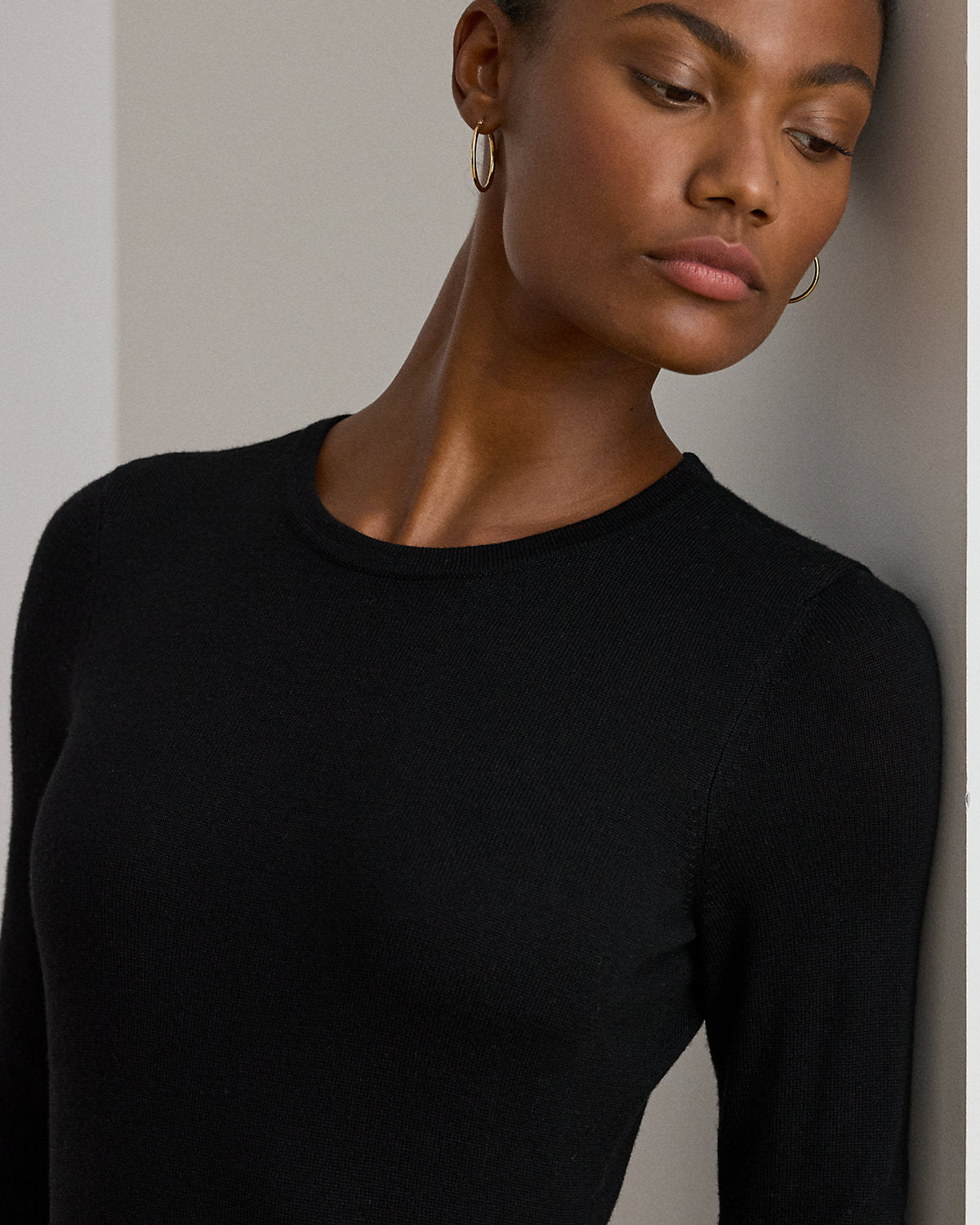 Ralph Lauren Wool Crewneck Sweater Dress