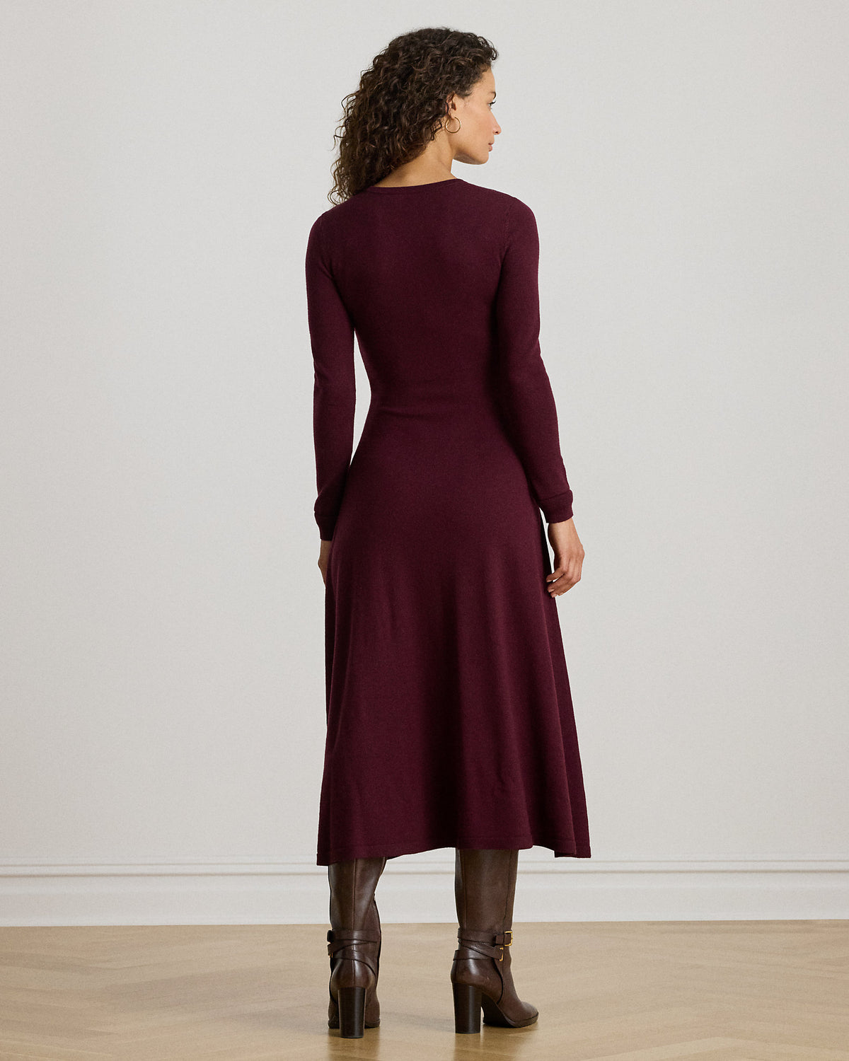 Ralph Lauren Wool Crewneck Sweater Dress