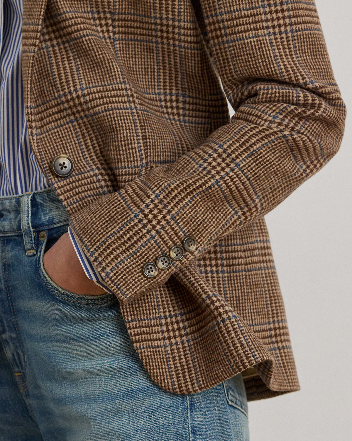 Ralph Lauren Glen Plaid WoolBlend Twill Blazer