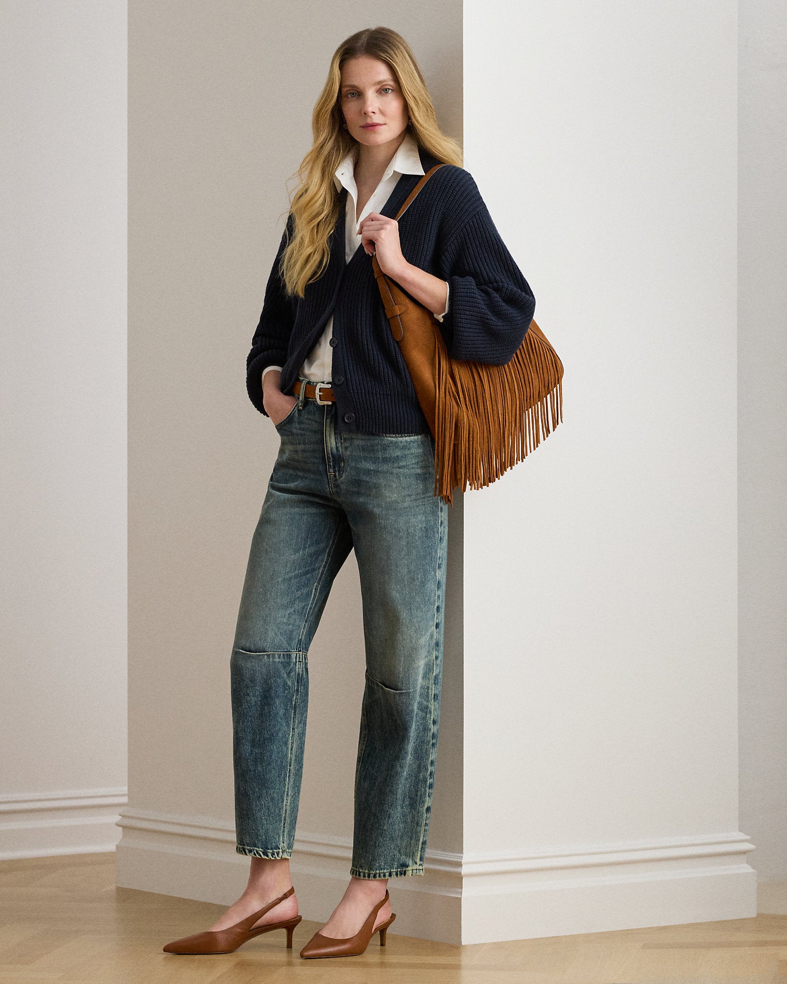 Ralph Lauren HighRise Barrel Jean