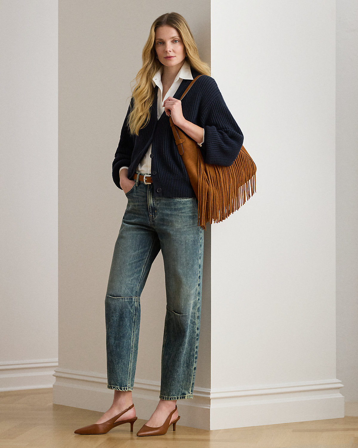 Ralph Lauren HighRise Barrel Jean