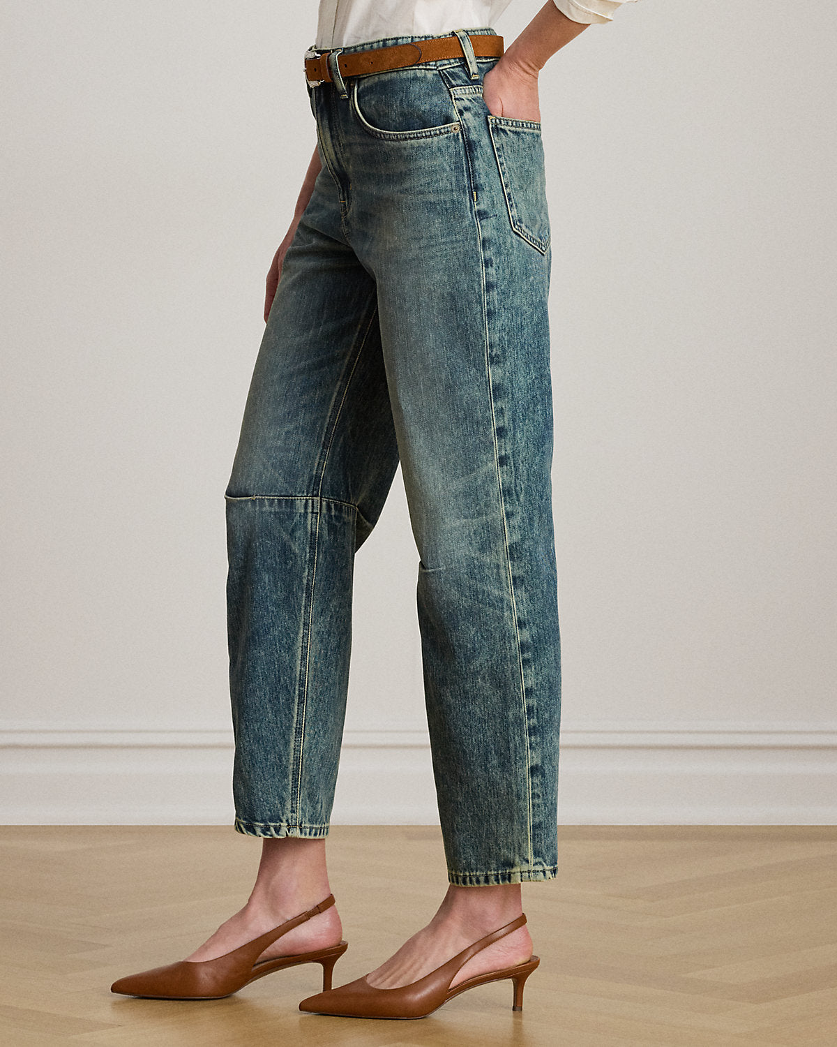 Ralph Lauren HighRise Barrel Jean
