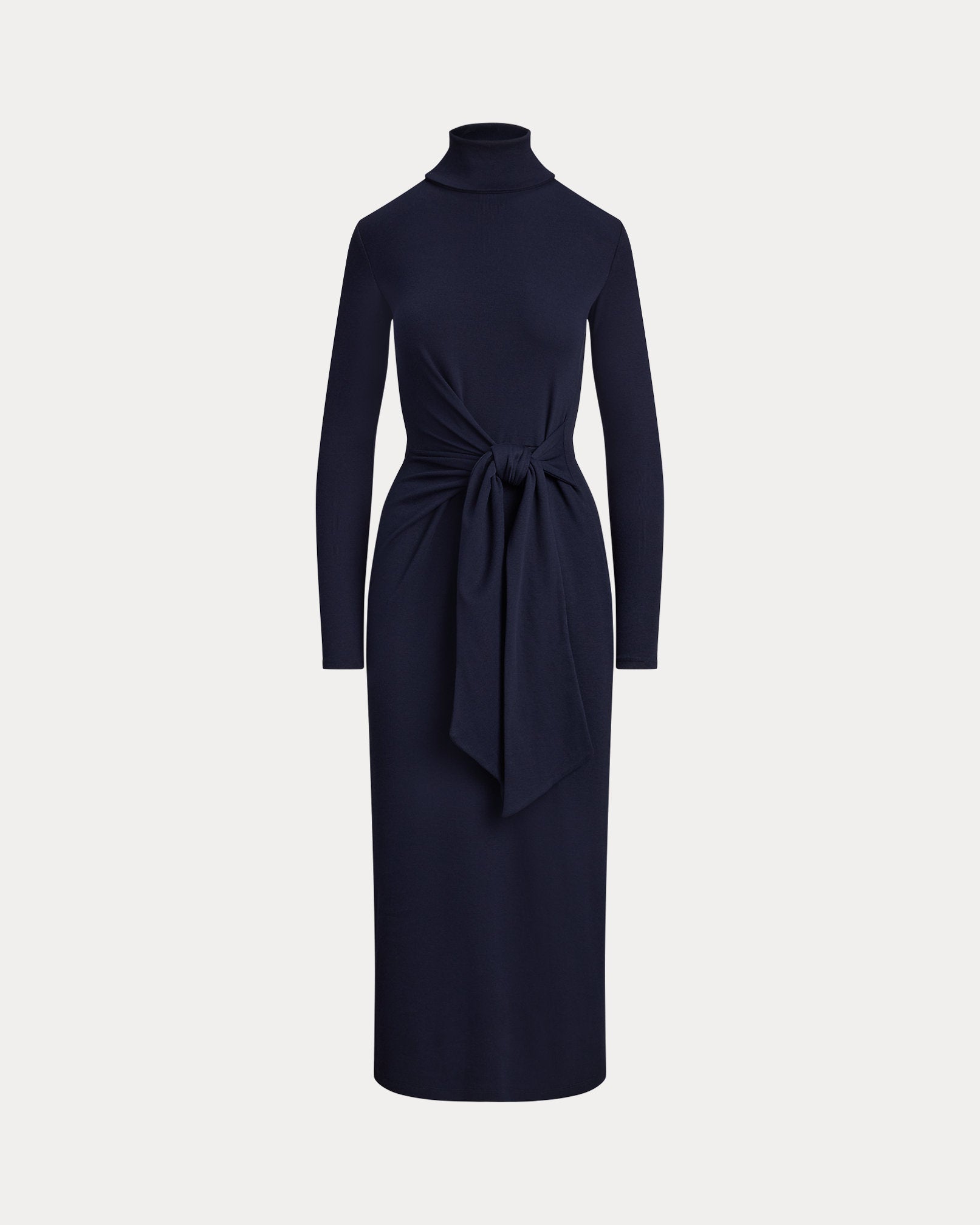 Ralph Lauren TieFront Turtleneck Dress