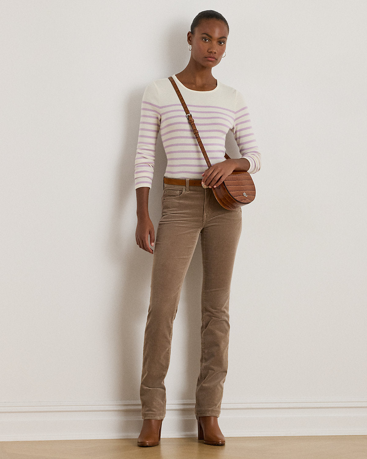 Ralph Lauren Striped Cotton LongSleeve Tee