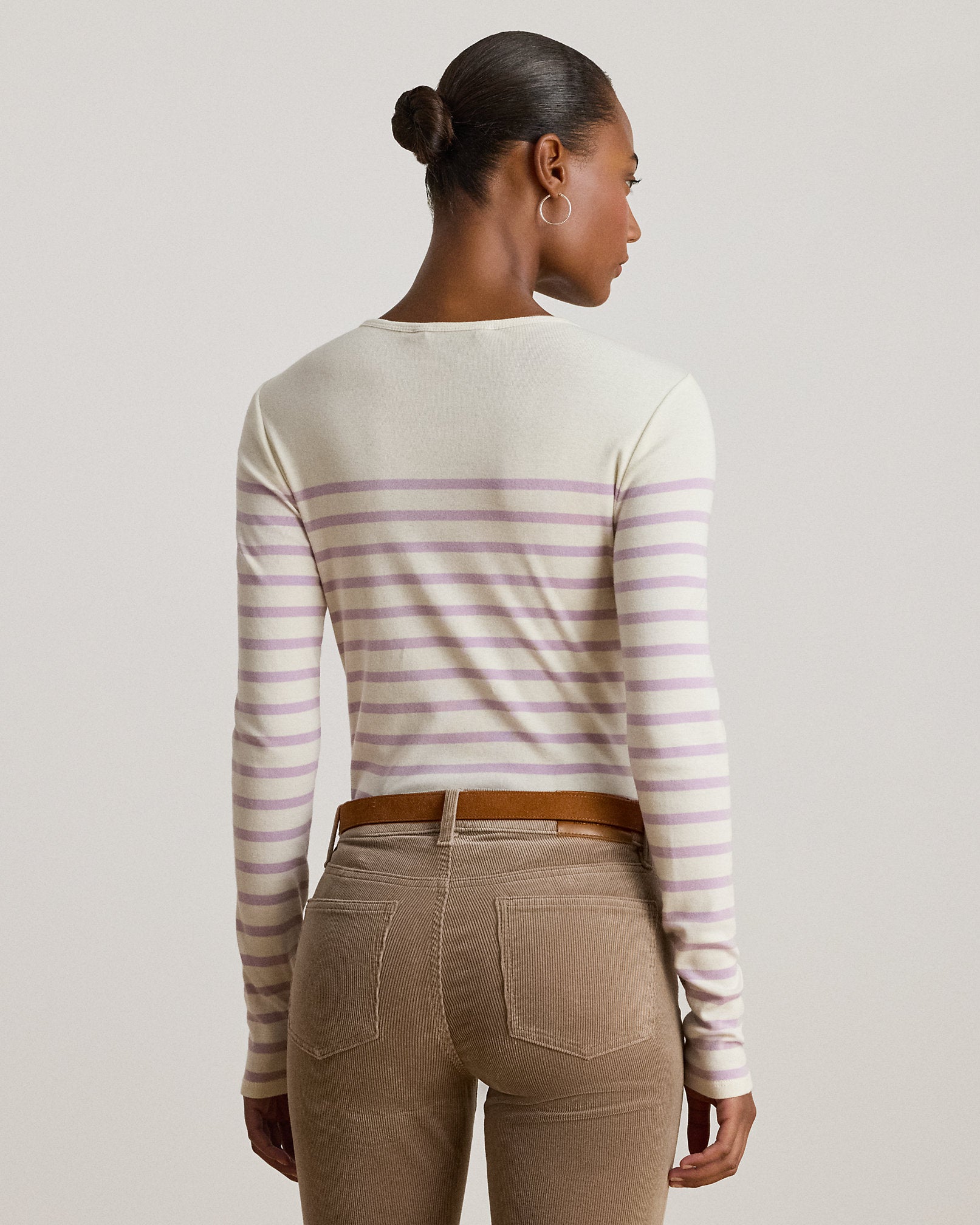 Ralph Lauren Striped Cotton LongSleeve Tee