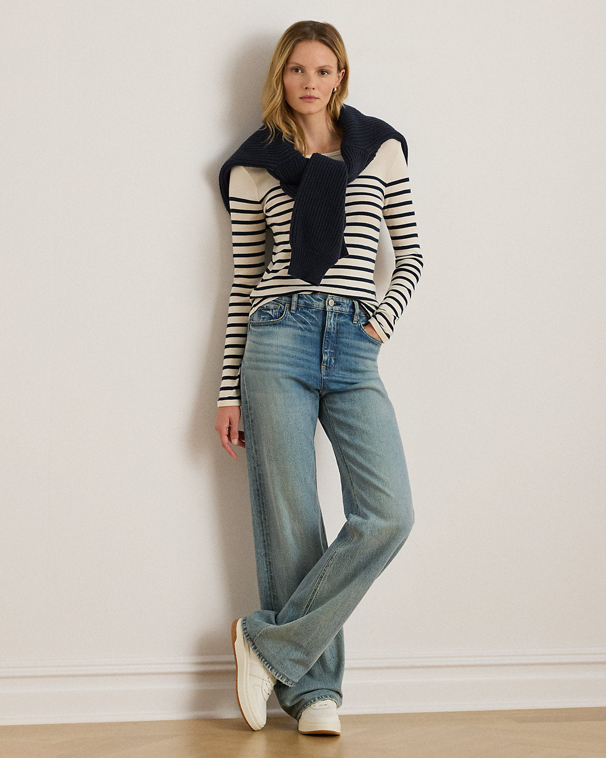 Ralph Lauren Striped Cotton LongSleeve Tee