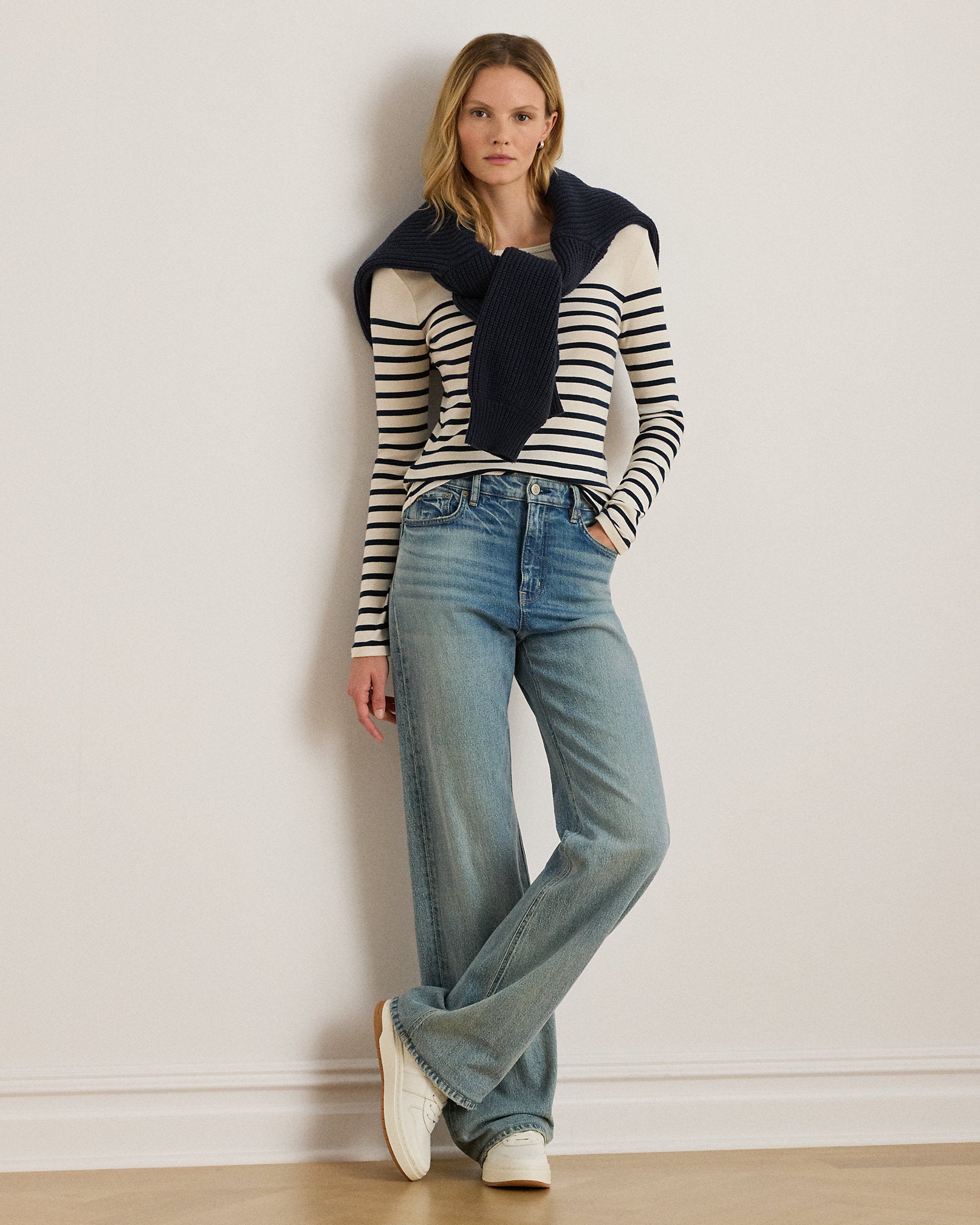 Ralph Lauren Striped Cotton LongSleeve Tee