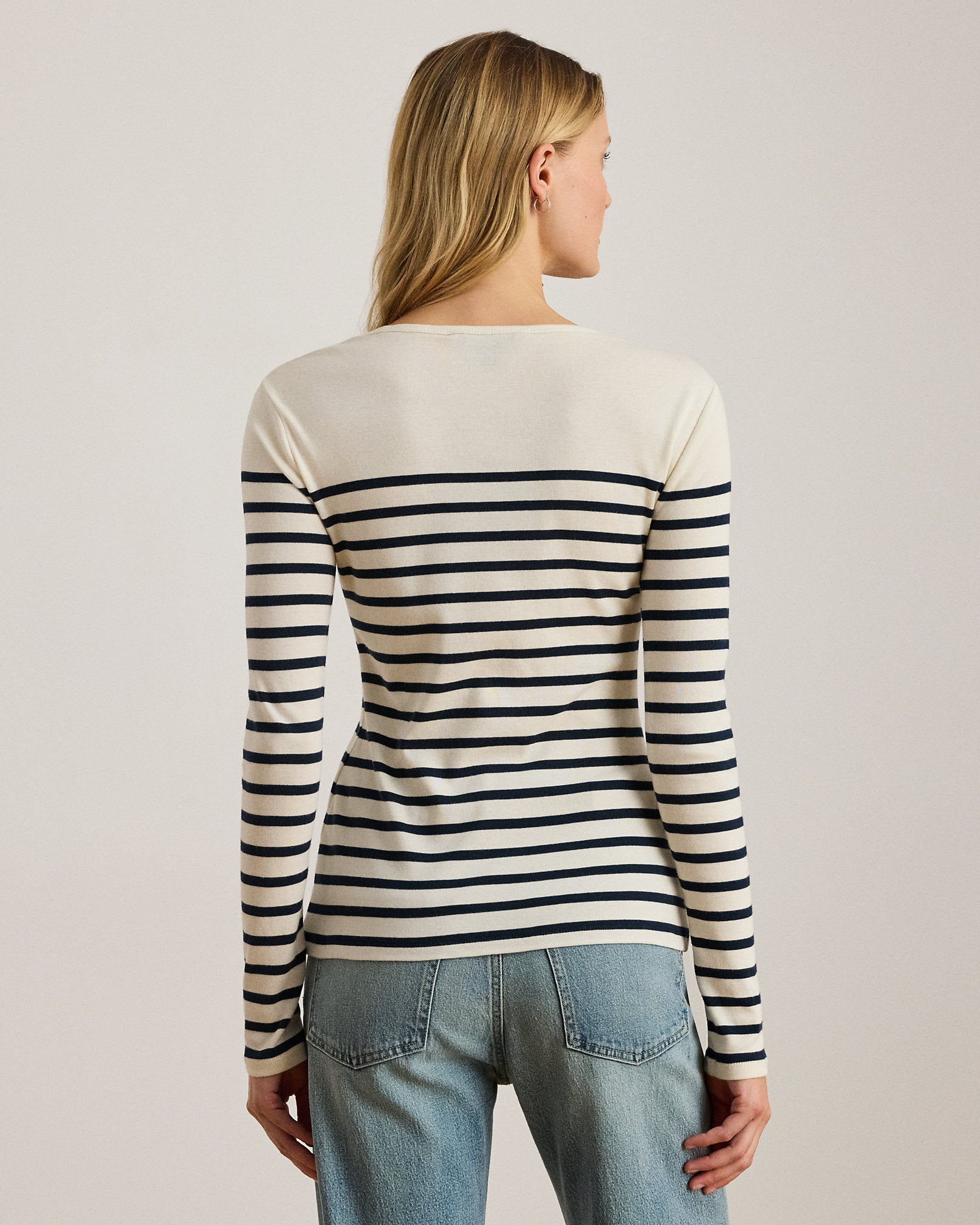 Ralph Lauren Striped Cotton LongSleeve Tee