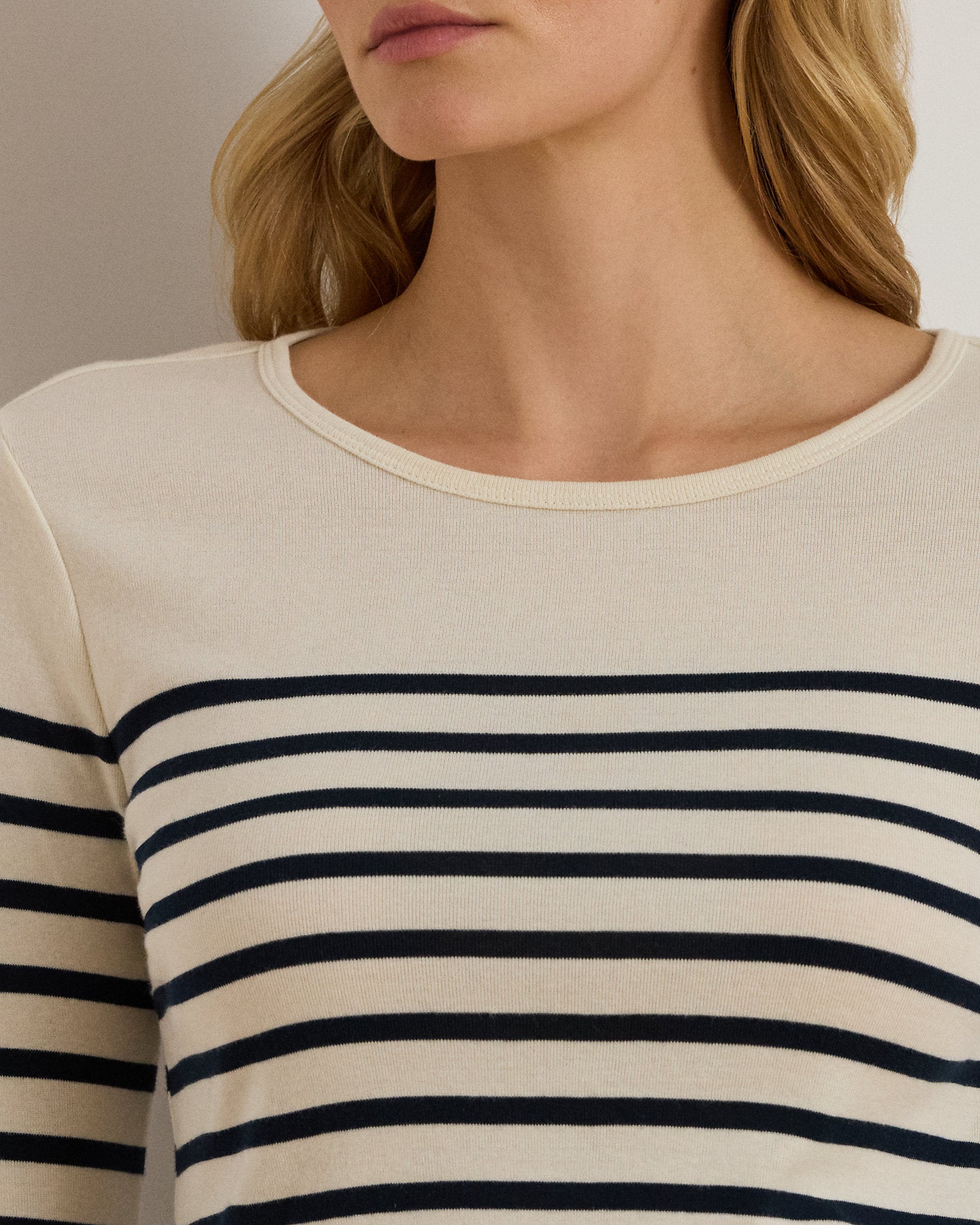 Ralph Lauren Striped Cotton LongSleeve Tee