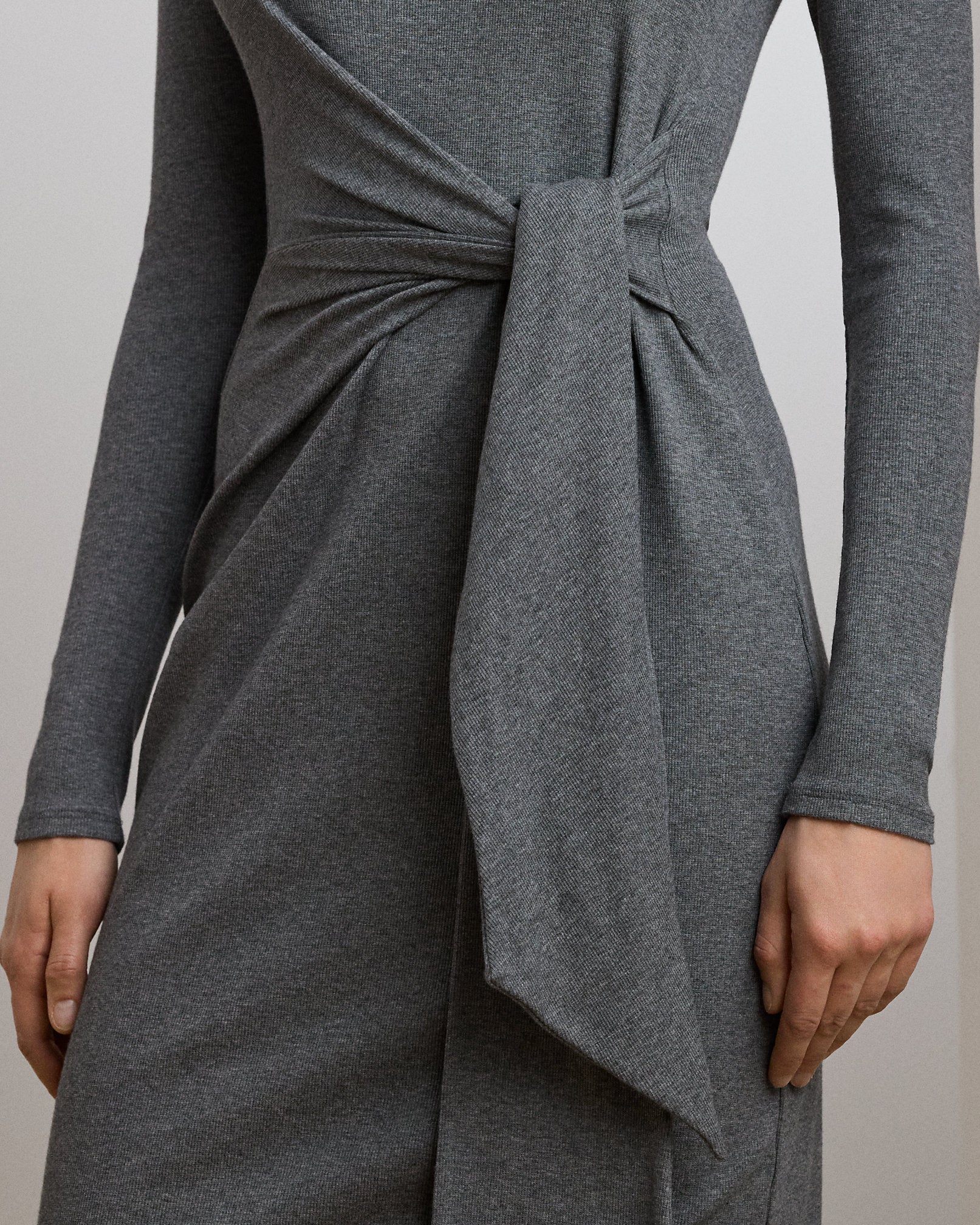Ralph Lauren TieFront Turtleneck Dress