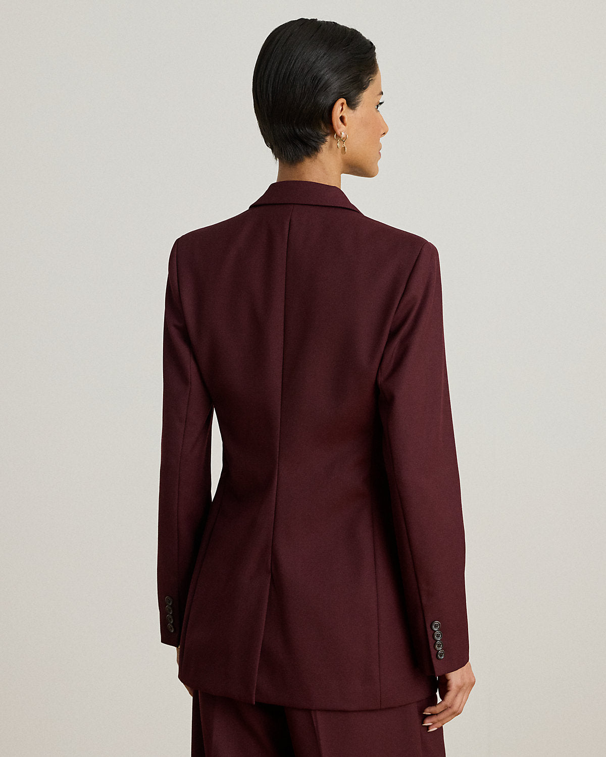 Ralph Lauren DoubleBreasted WoolBlend Twill Blazer