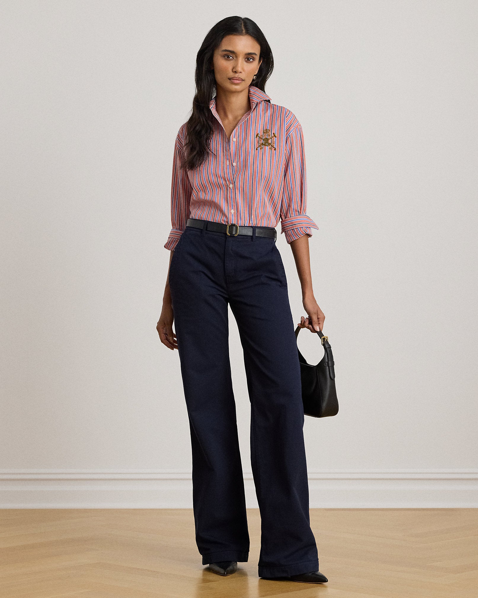 Ralph Lauren Relaxed Fit Striped Broadcloth Shirt