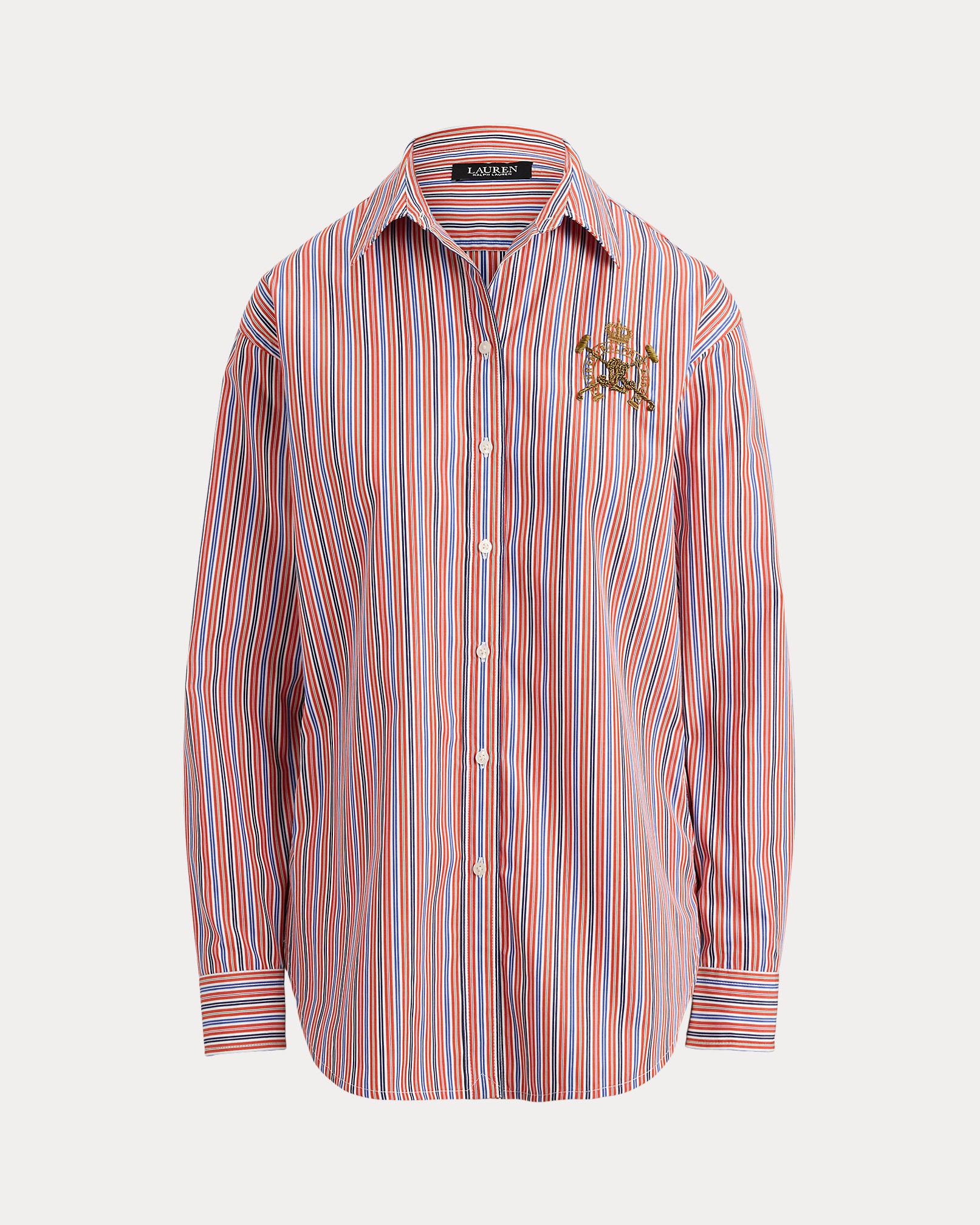 Ralph Lauren Relaxed Fit Striped Broadcloth Shirt