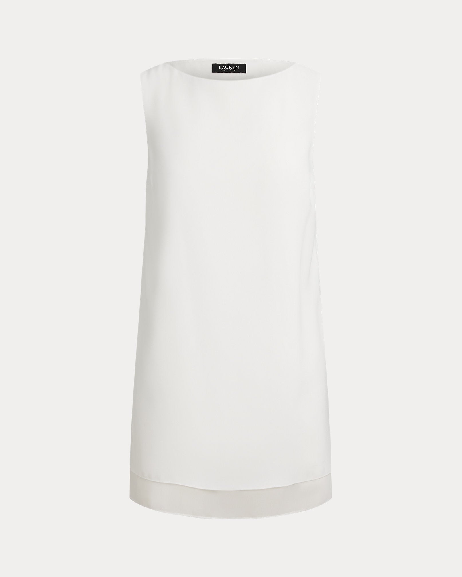 Ralph Lauren DoubleFaced Georgette Sleeveless Tunic
