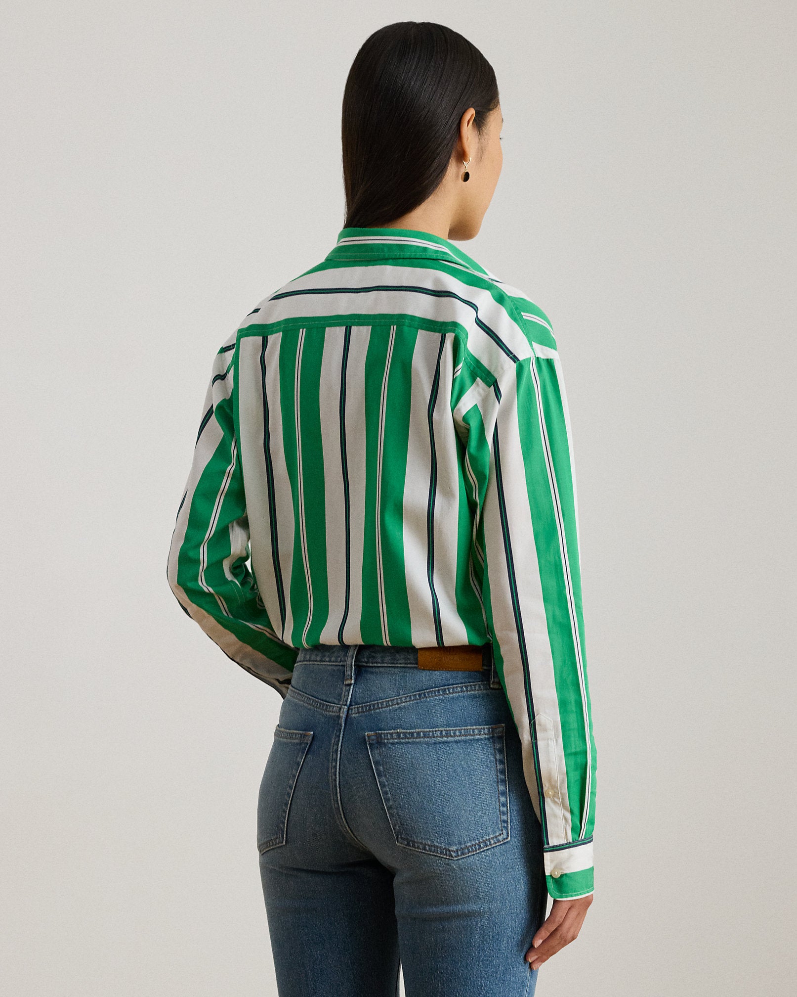 Ralph Lauren Relaxed Fit Striped Broadcloth Shirt