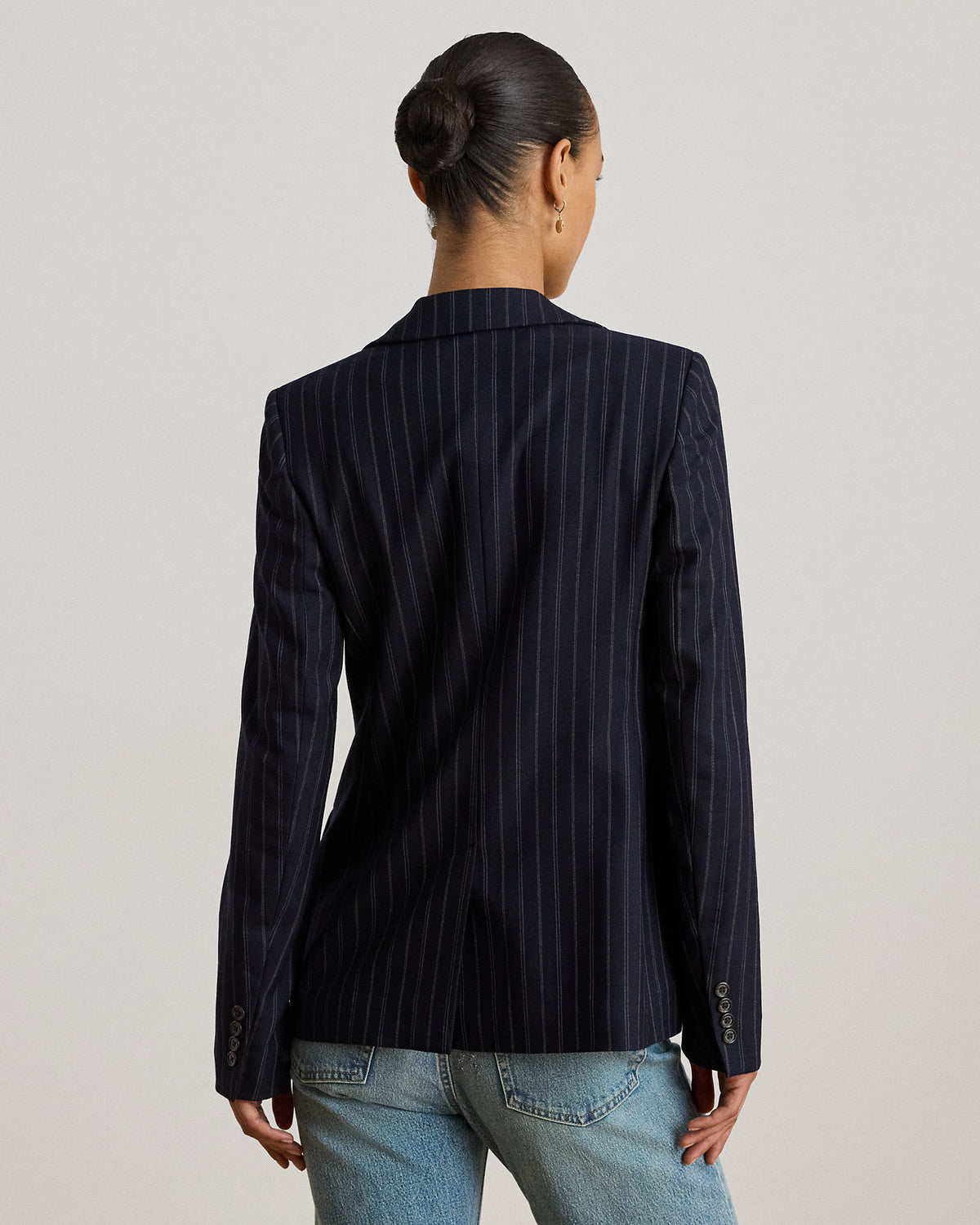 Ralph Lauren Striped WoolBlend Twill Blazer