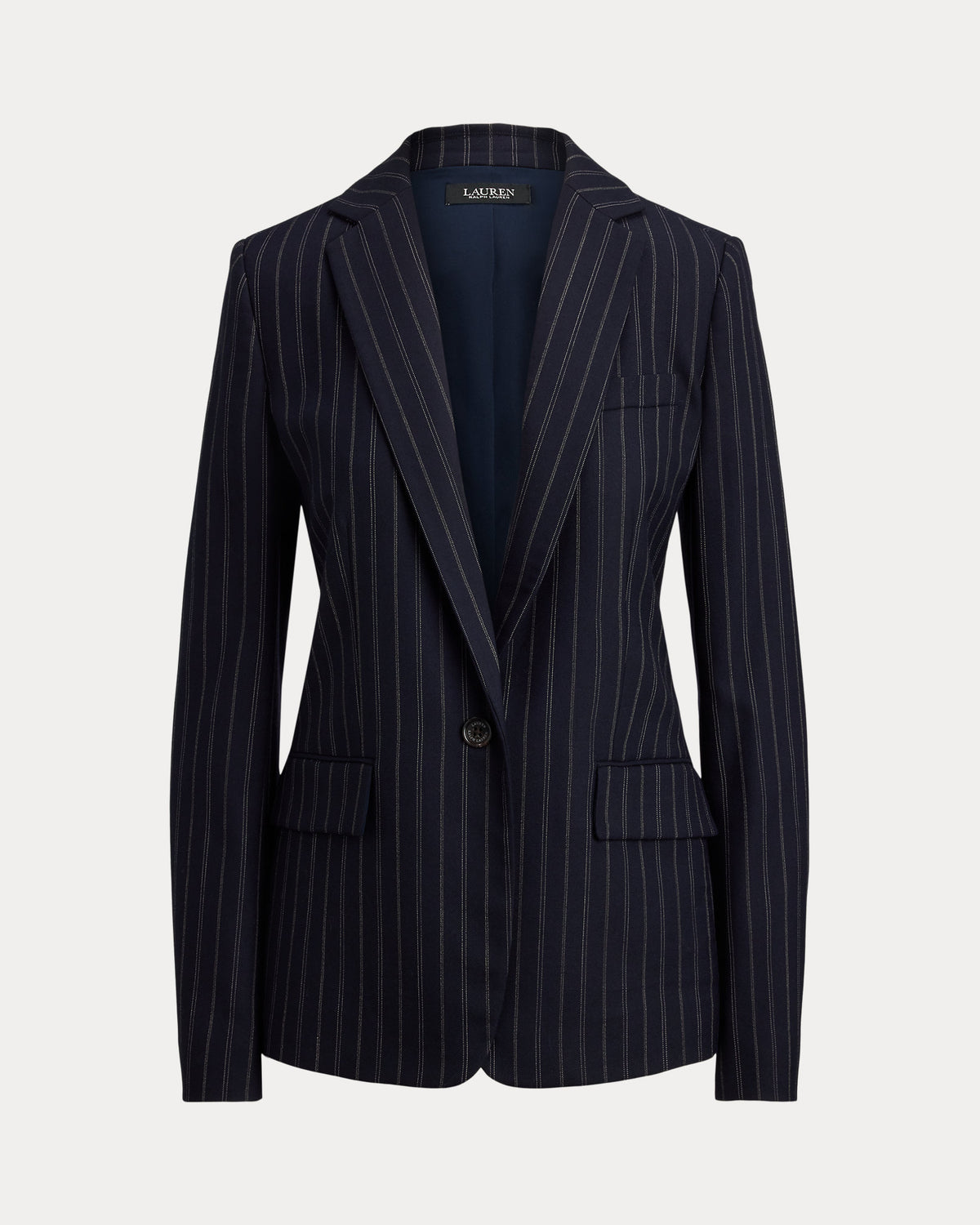 Ralph Lauren Striped WoolBlend Twill Blazer