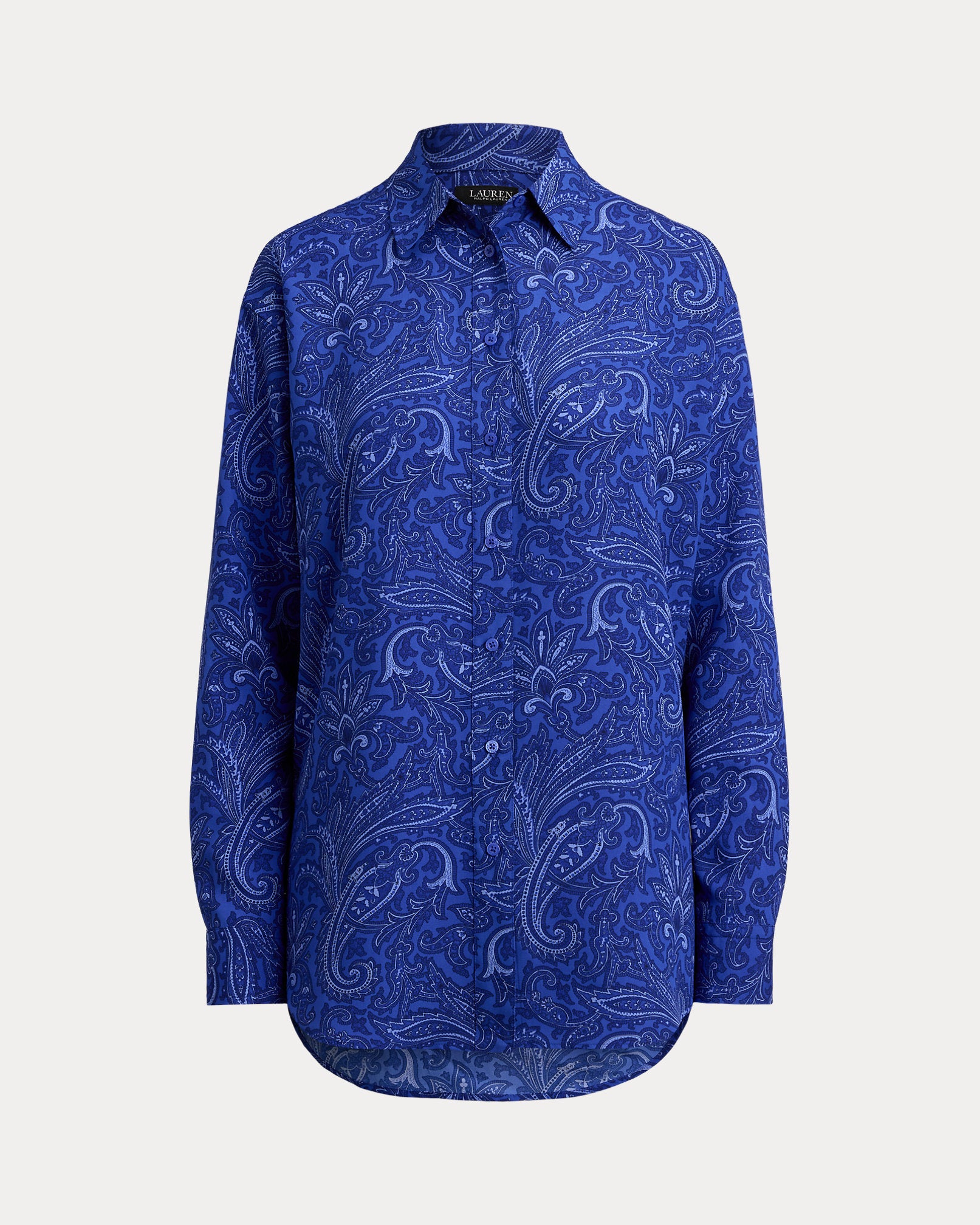 Ralph Lauren Relaxed Fit Paisley Crepe Shirt