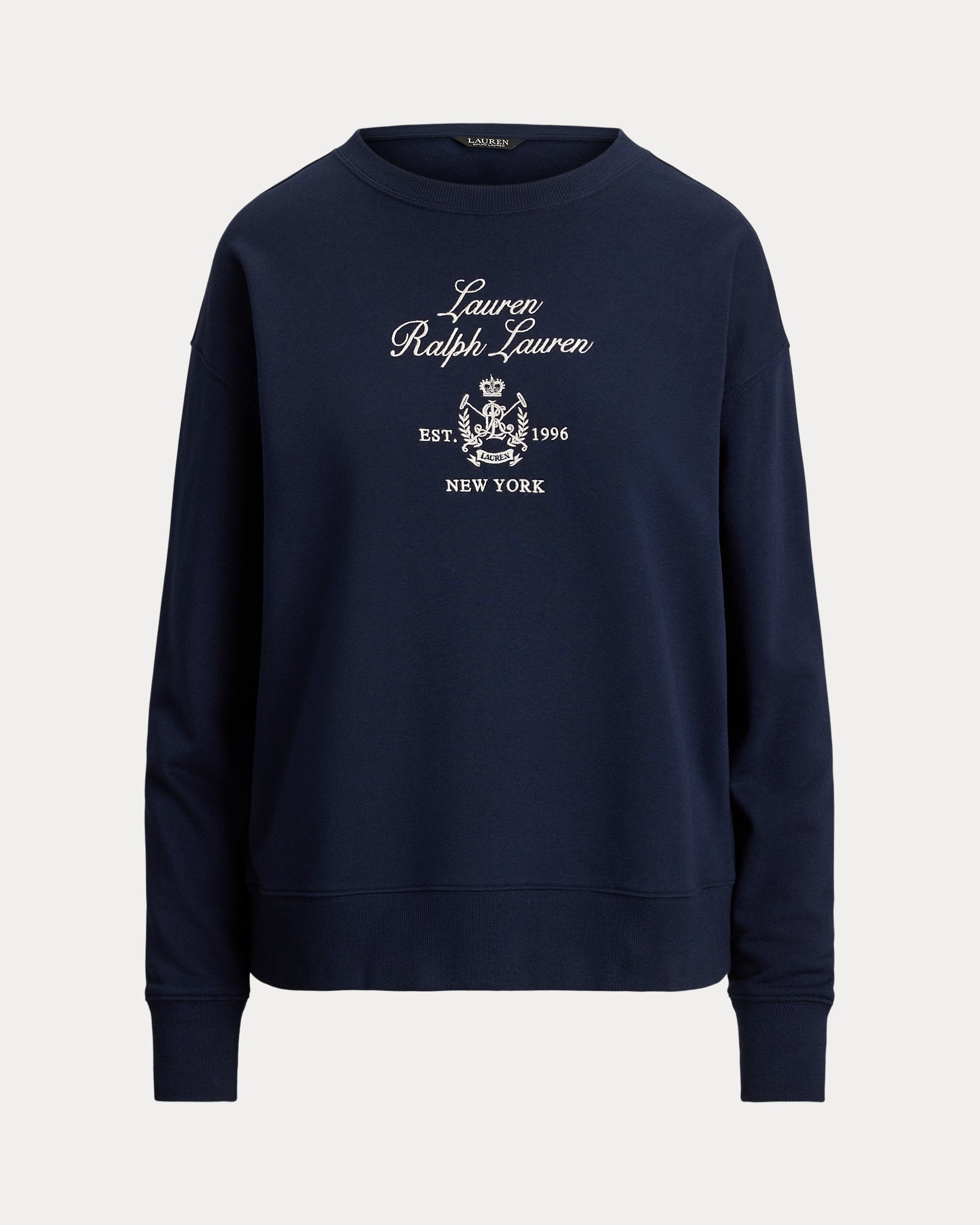 Ralph Lauren EmbroideredCrest Fleece Pullover