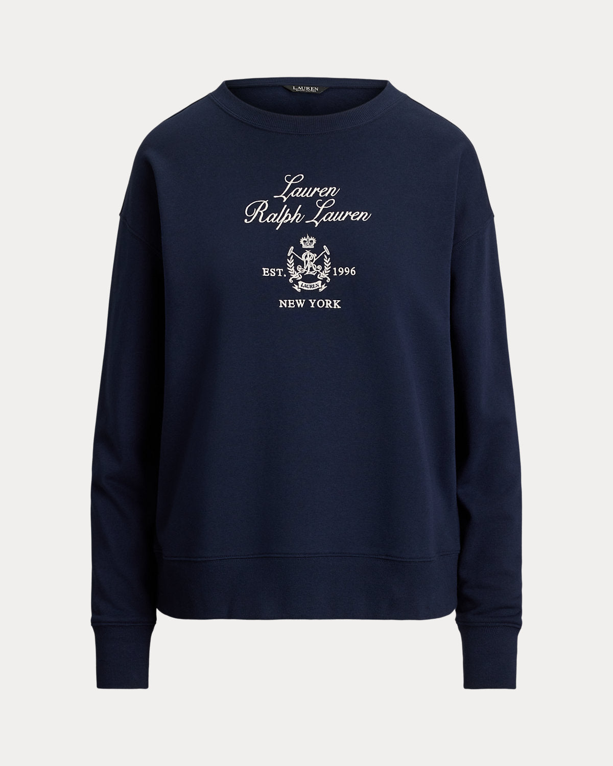 Ralph Lauren EmbroideredCrest Fleece Pullover
