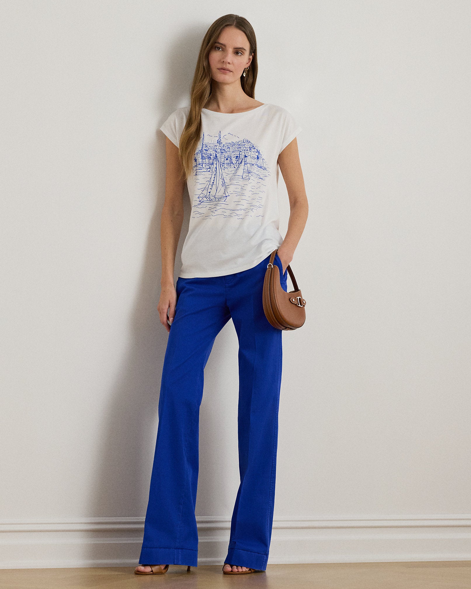 Ralph Lauren Graphic CottonModal Jersey Tee