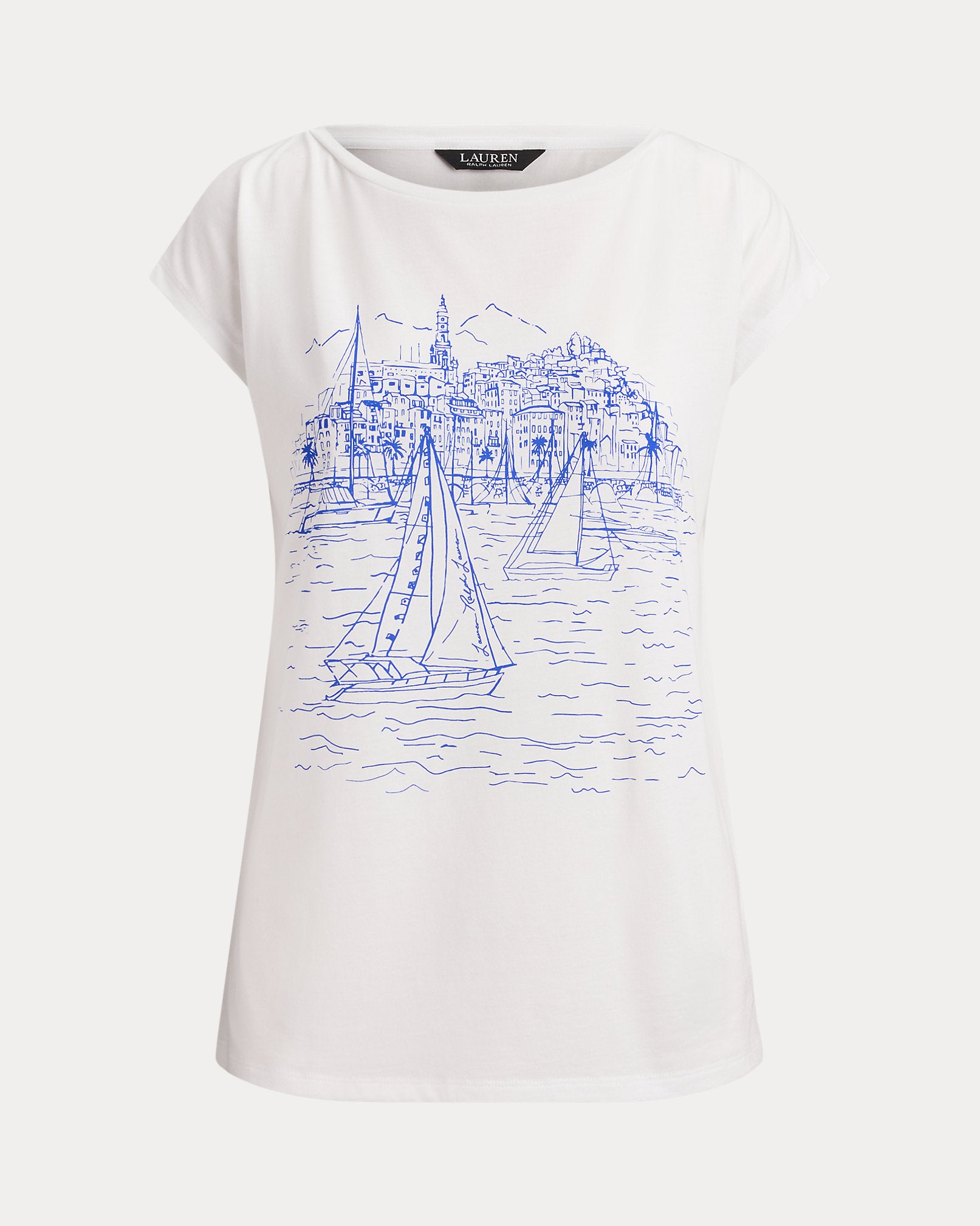 Ralph Lauren Graphic CottonModal Jersey Tee