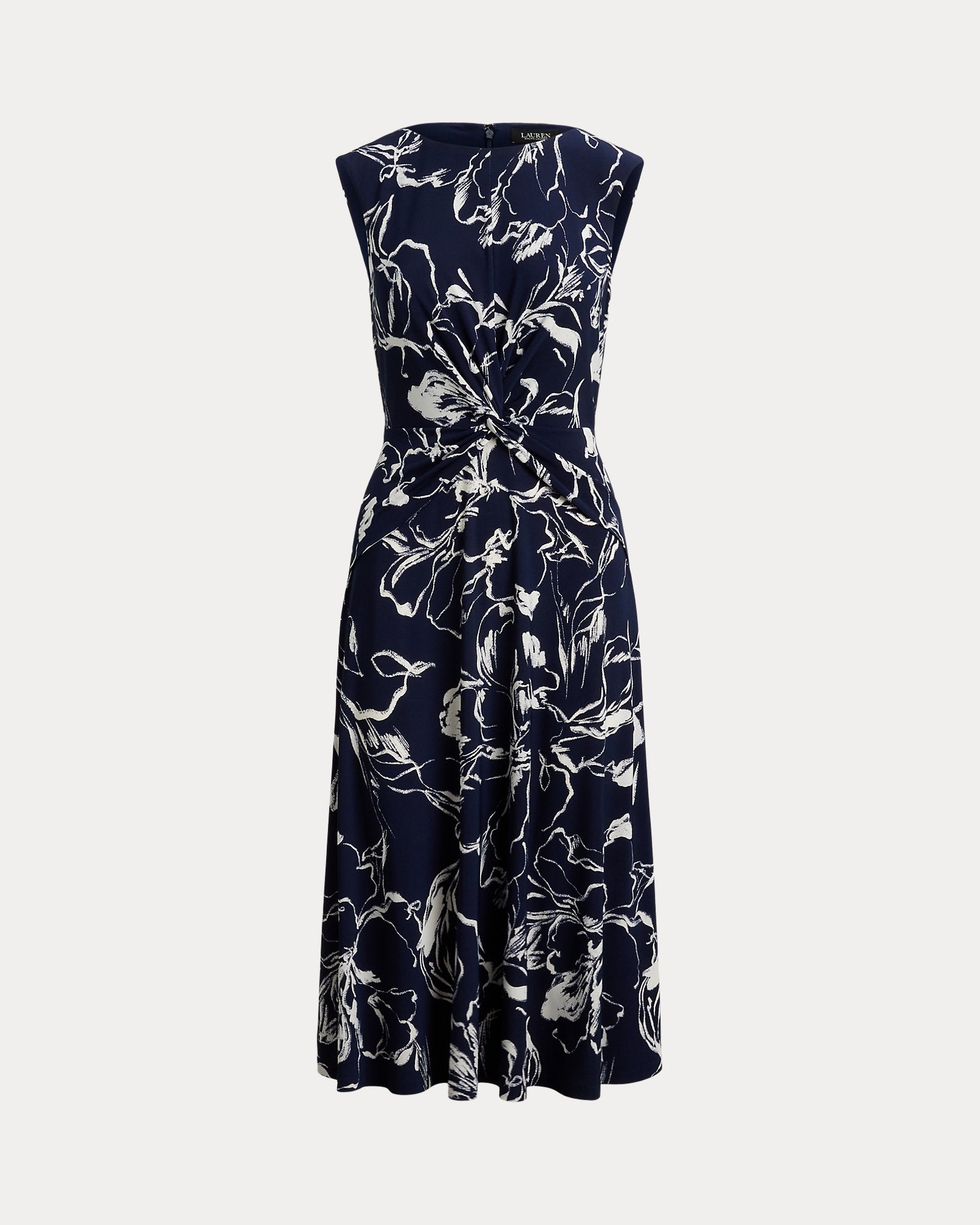 Ralph Lauren Floral TwistFront Jersey Dress