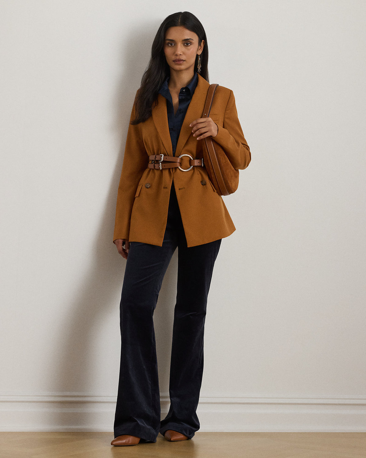 Ralph Lauren DoubleBreasted Wool Twill Blazer