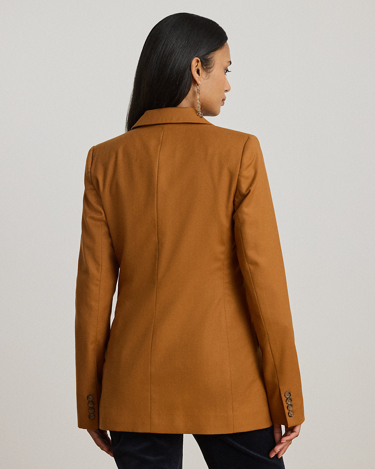 Ralph Lauren DoubleBreasted Wool Twill Blazer