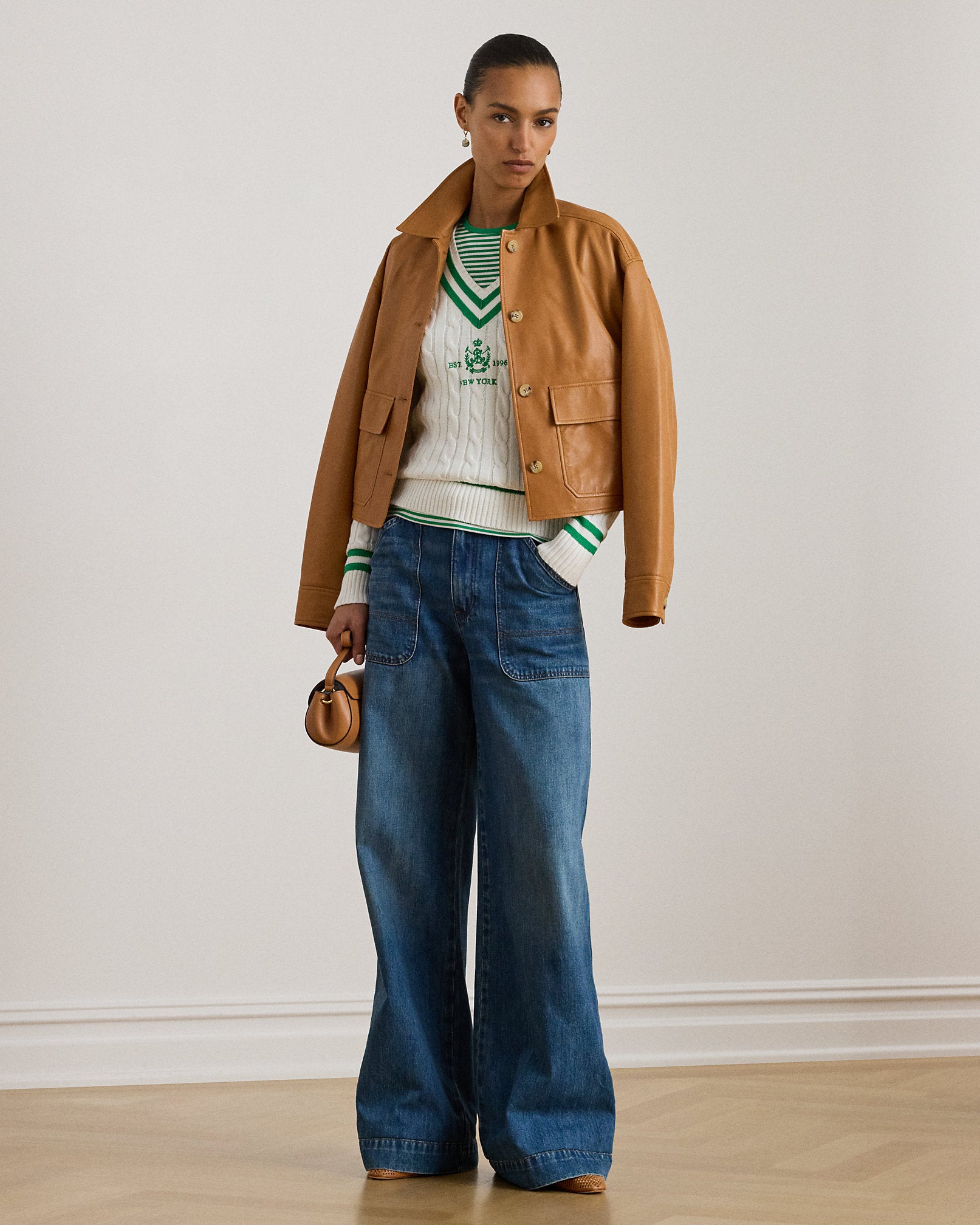 Ralph Lauren CableKnit Cricket Sweater