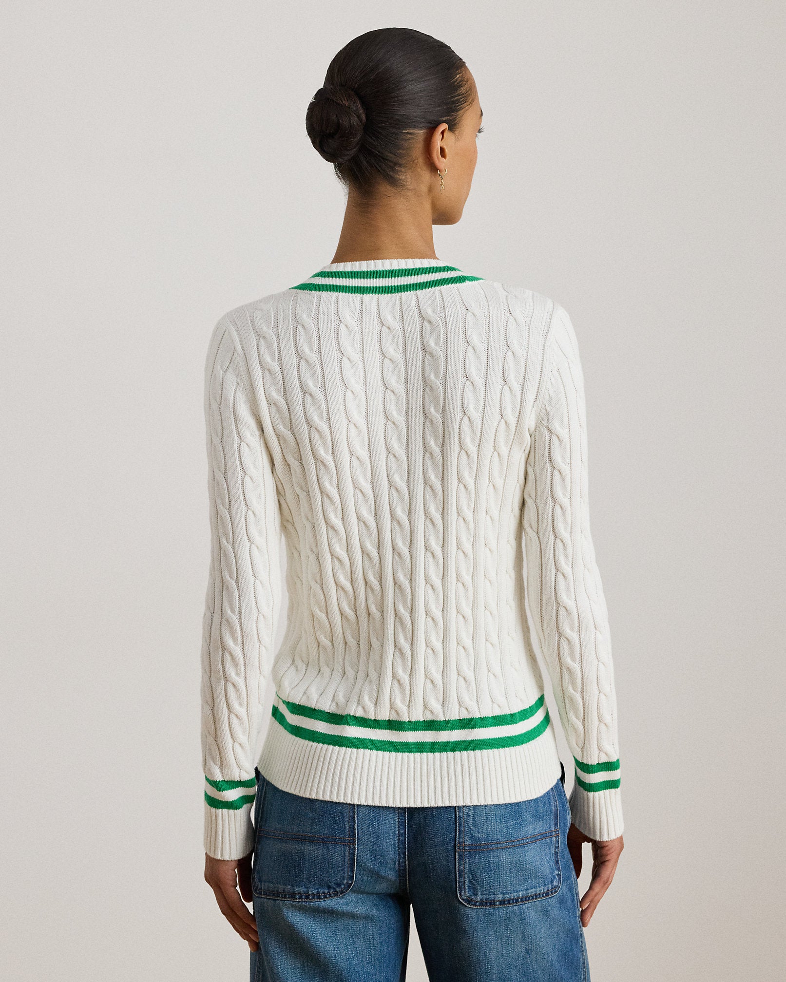 Ralph Lauren CableKnit Cricket Sweater