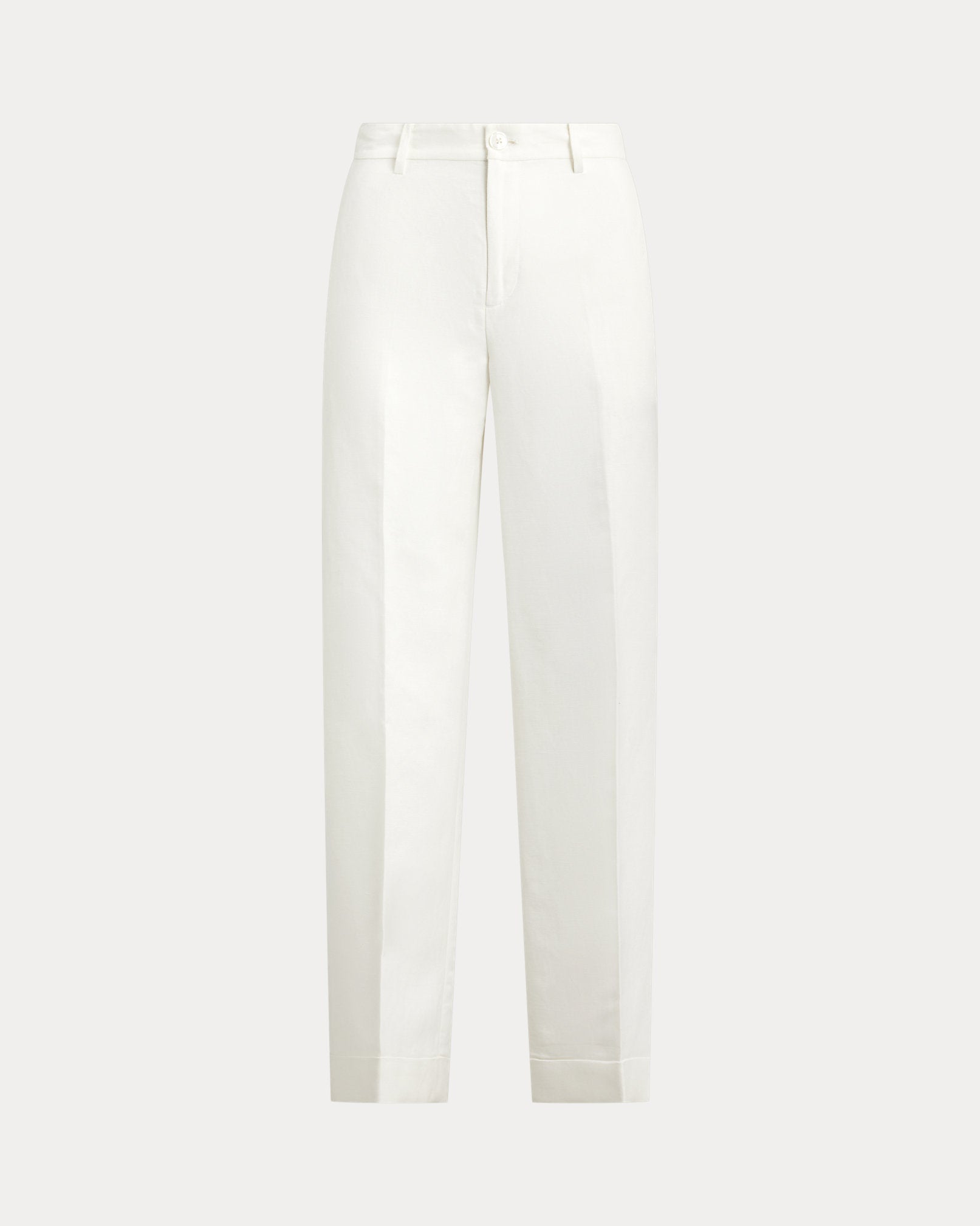 Ralph Lauren LinenBlend Twill WideLeg Cropped Pant