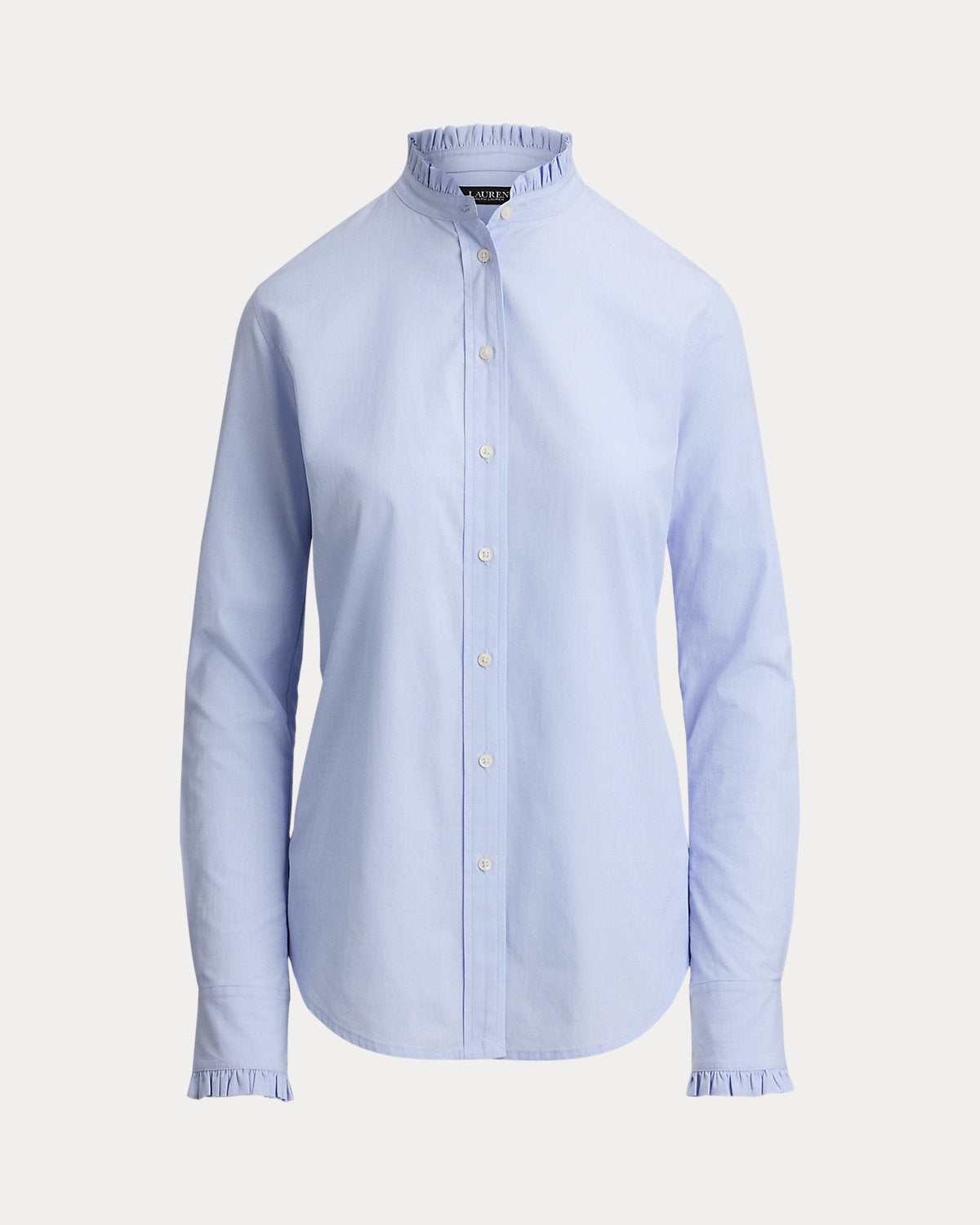 Ralph Lauren RuffleTrim EndonEnd Cotton Shirt