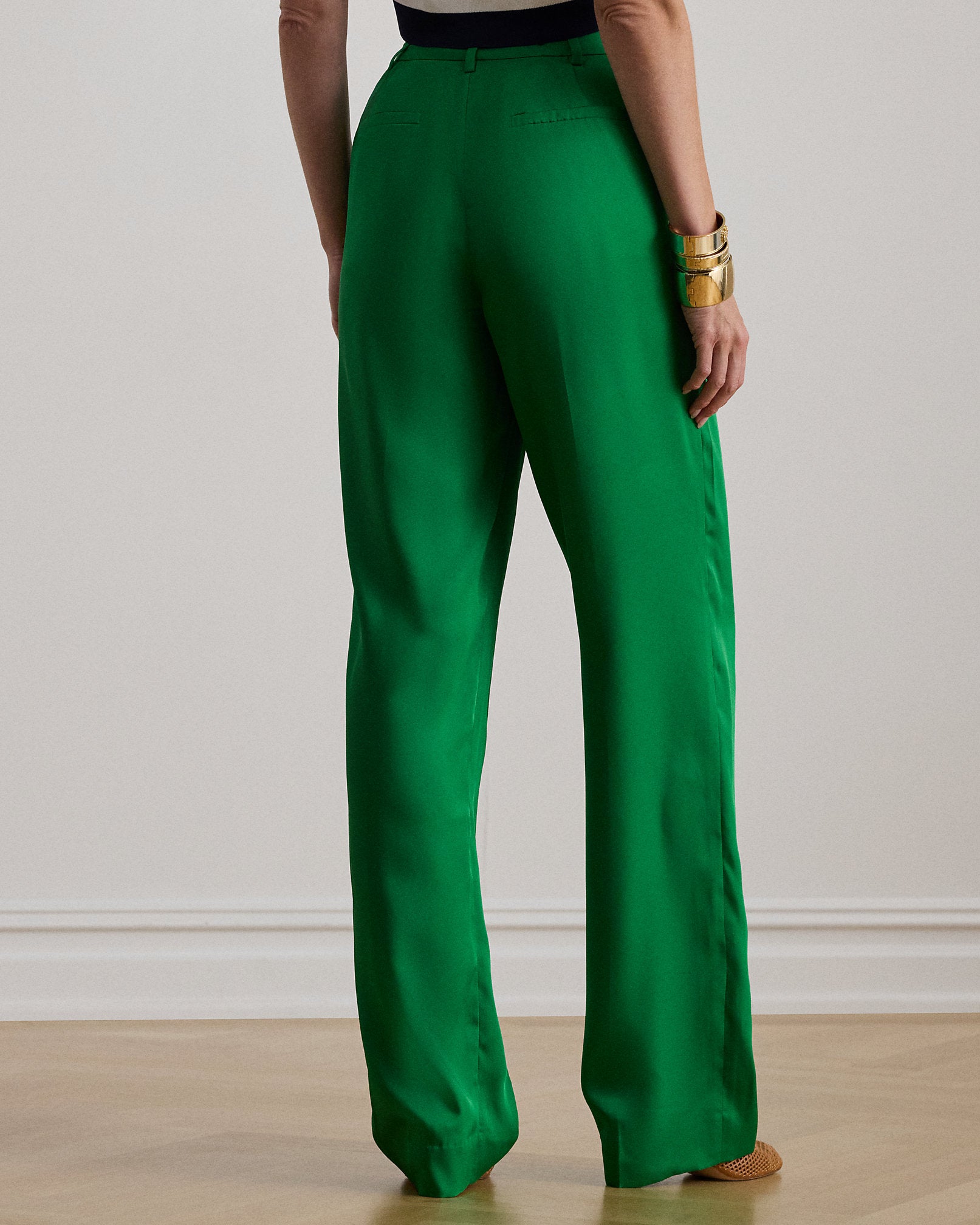 Ralph Lauren Pleated Twill Tapered Pant