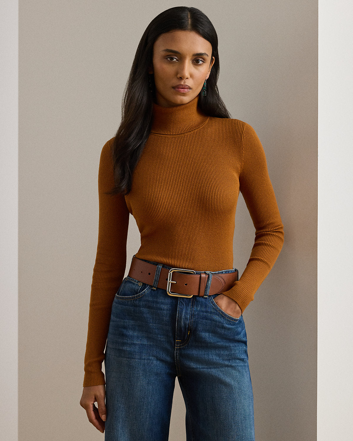 Ralph Lauren Ribbed Turtleneck Sweater