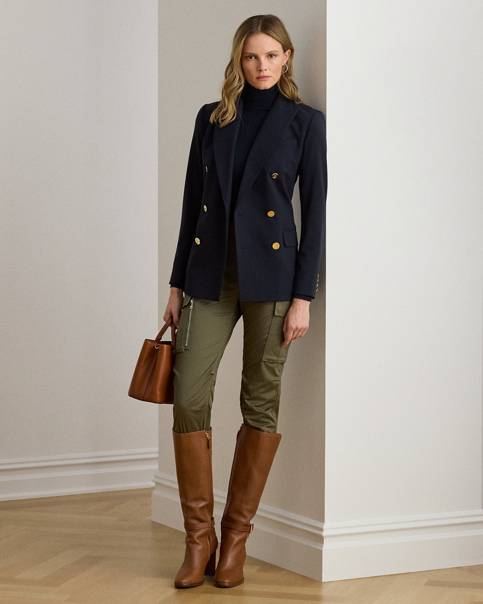 Ralph Lauren Cotton Sateen Cargo Pant