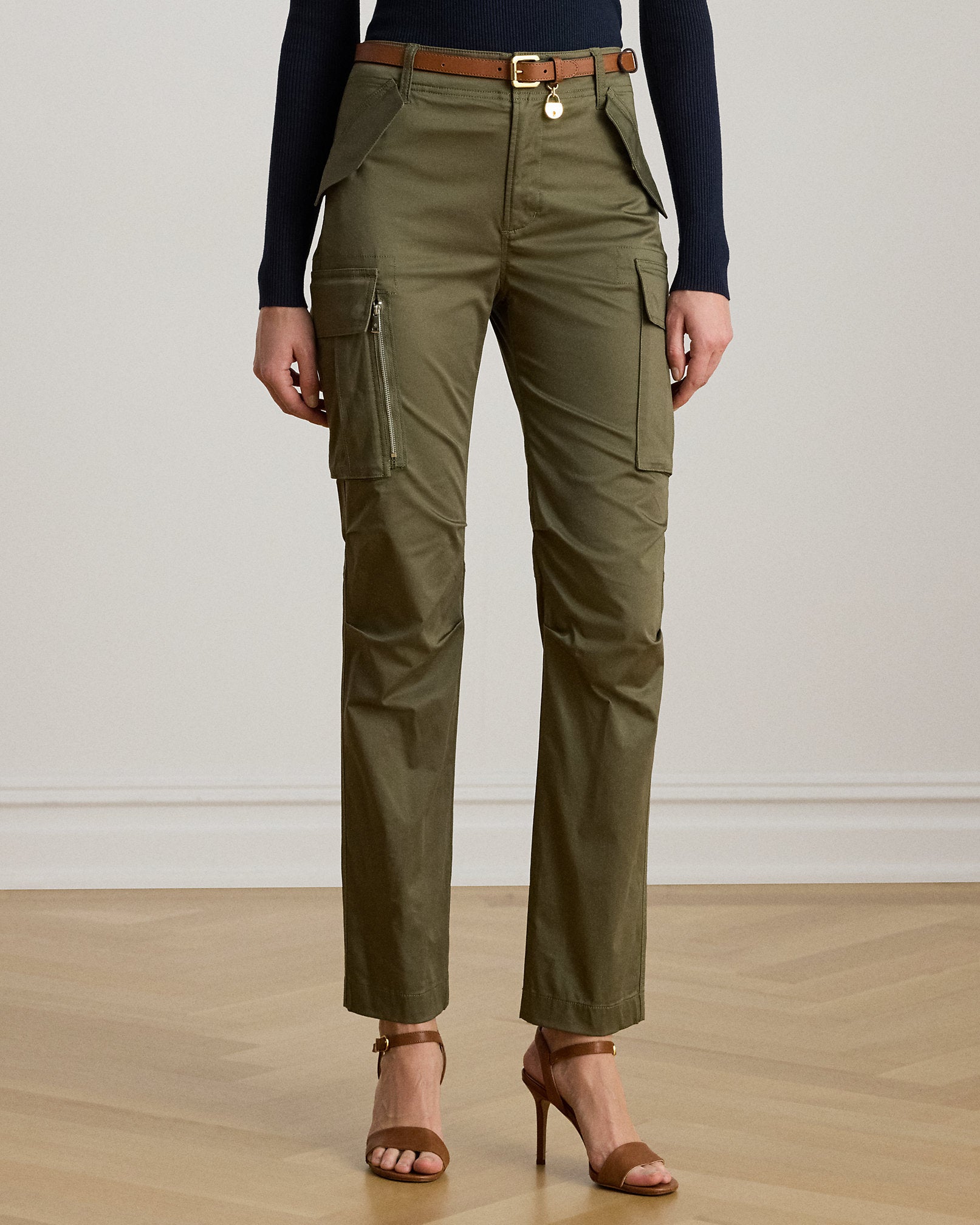 Ralph Lauren Cotton Sateen Cargo Pant