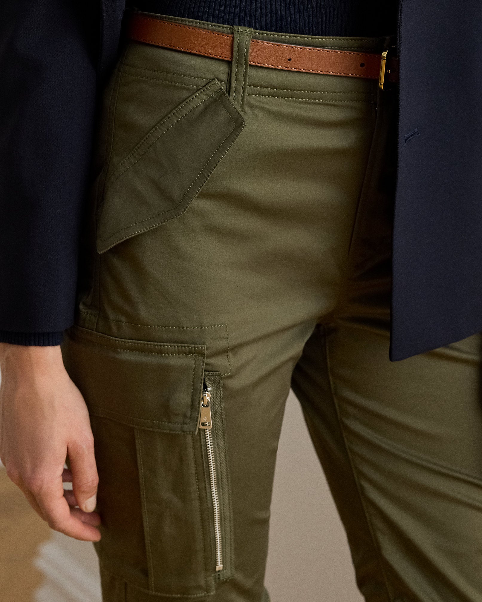 Ralph Lauren Cotton Sateen Cargo Pant